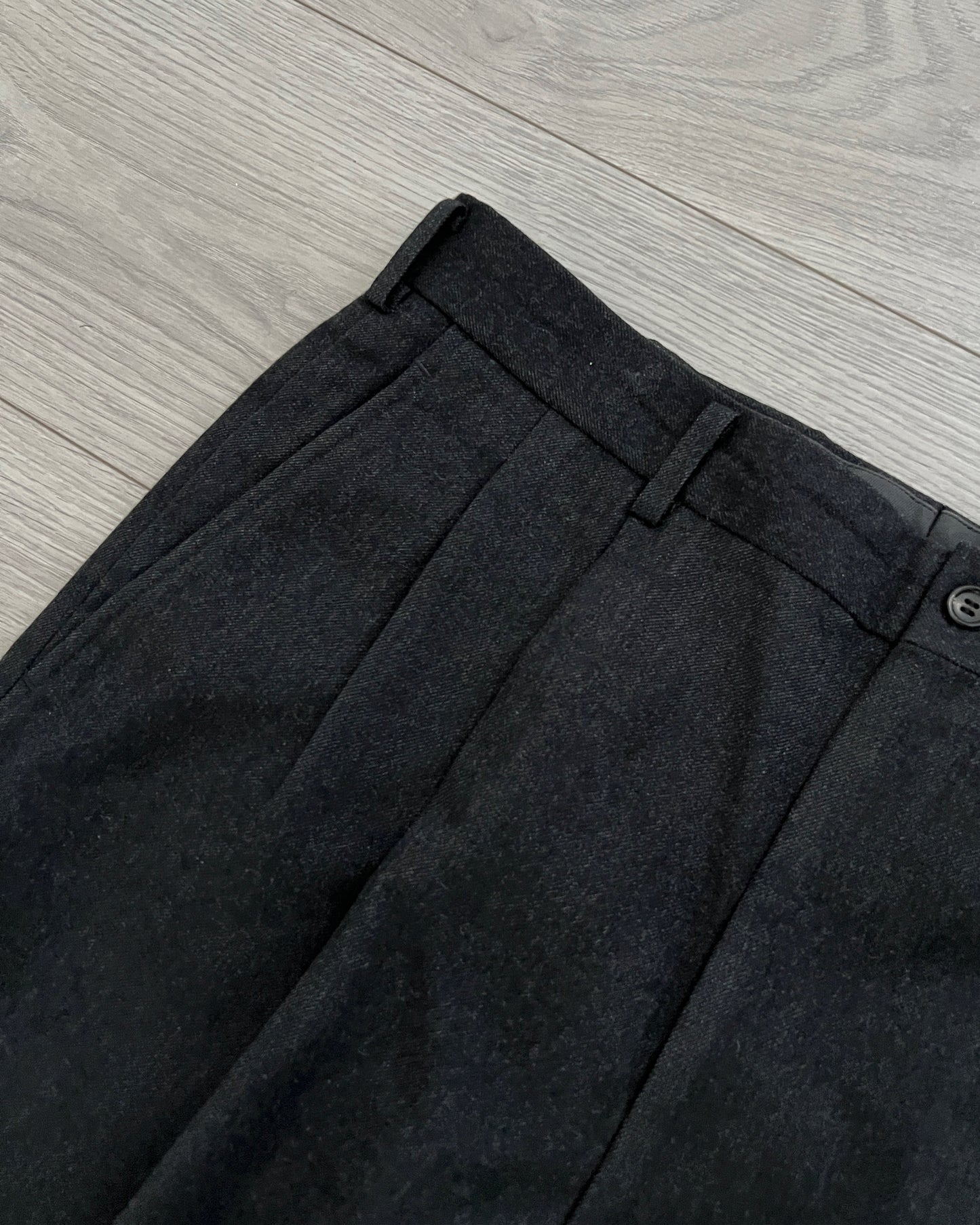 Comme Des Garcons Homme Deux AW1997 Wool Pleated Trousers - Size 34