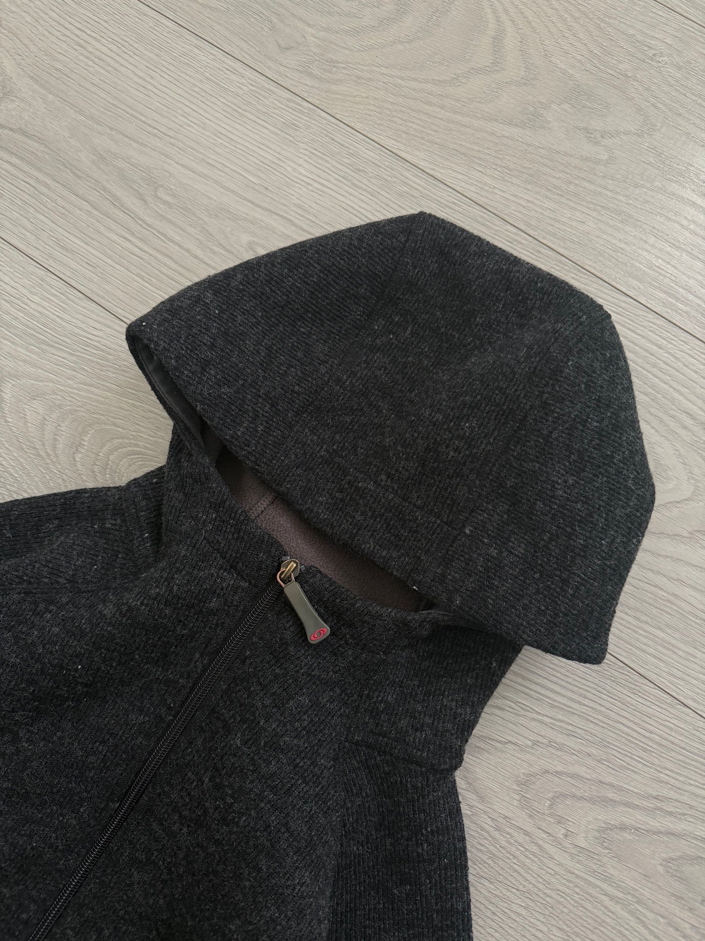 Salomon 2004 Tech Knit Fleece Lined Hooded Jacket - Size L