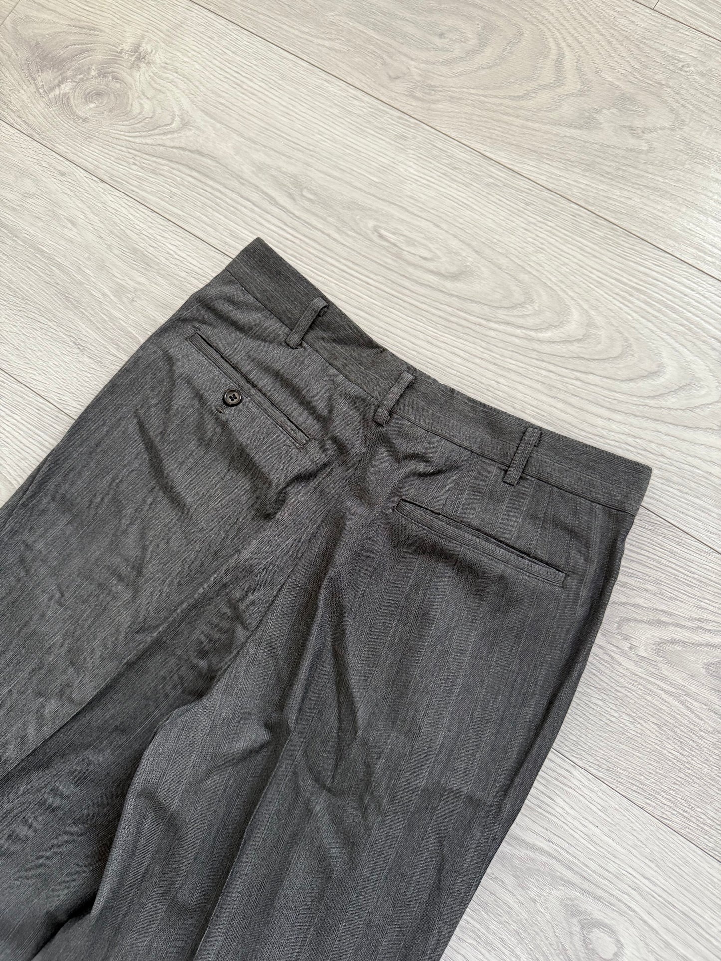 Comme Des Garcons Homme Deux 1989 Double-Breasted Pleated Suit - Size S Jacket / 32" Waist