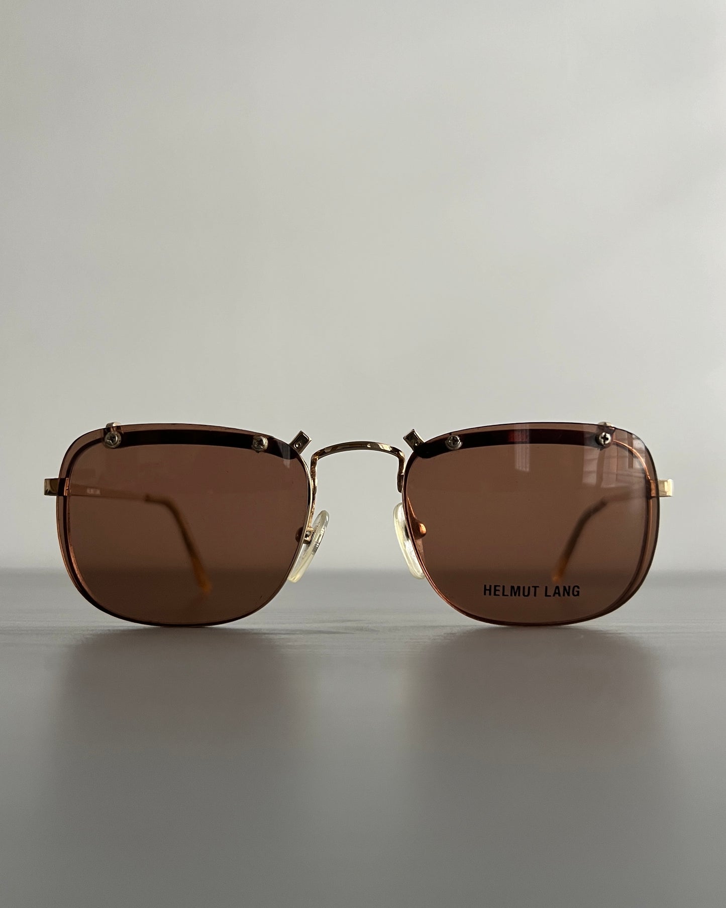 Helmut Lang SS1999 Titanium Double Lens Sunglasses