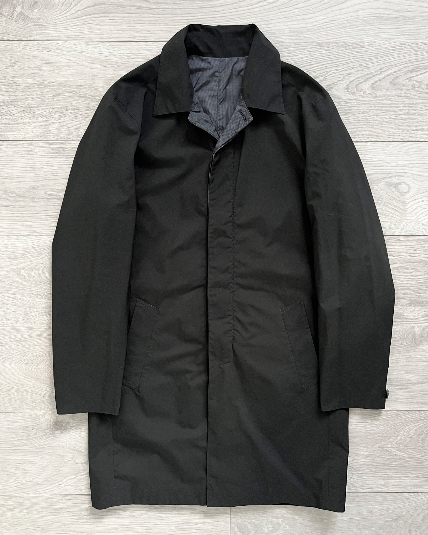 Prada Sport 00s Reversible Technical Rain Coat - Size M