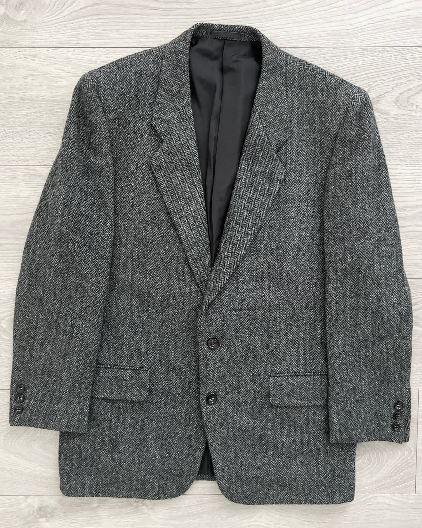 Comme Des Garcons Homme 1990s Wool Herringbone Suit - M Jacket / 32" Waist