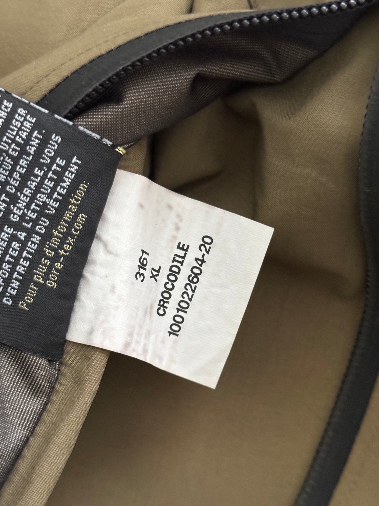 Arcteryx LEAF Alpha GEN 1 GoreTex Jacket Crocodile - Size XL