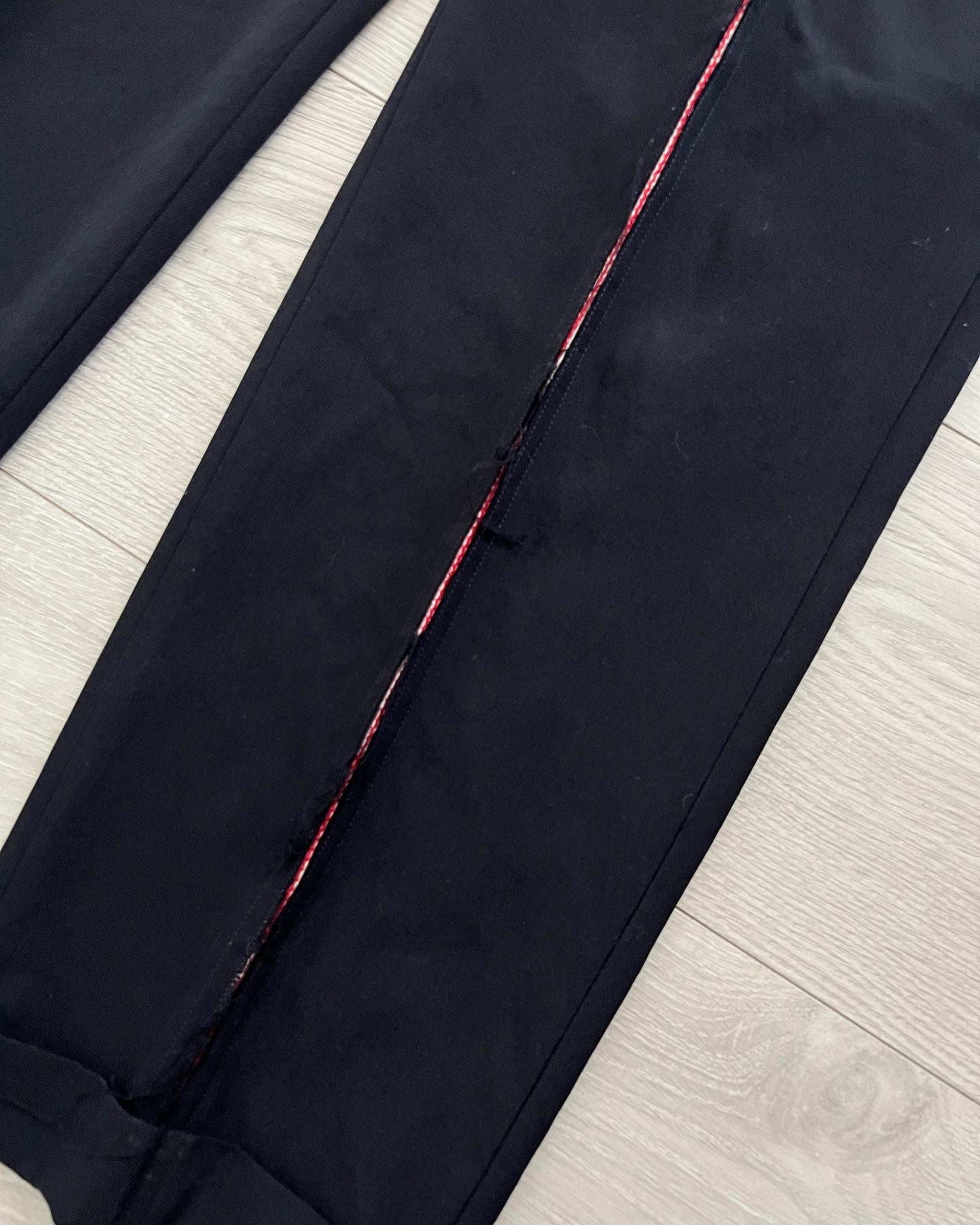 Comme Des Garcons AD2000 Frayed Centre Seam Pants - Size 30