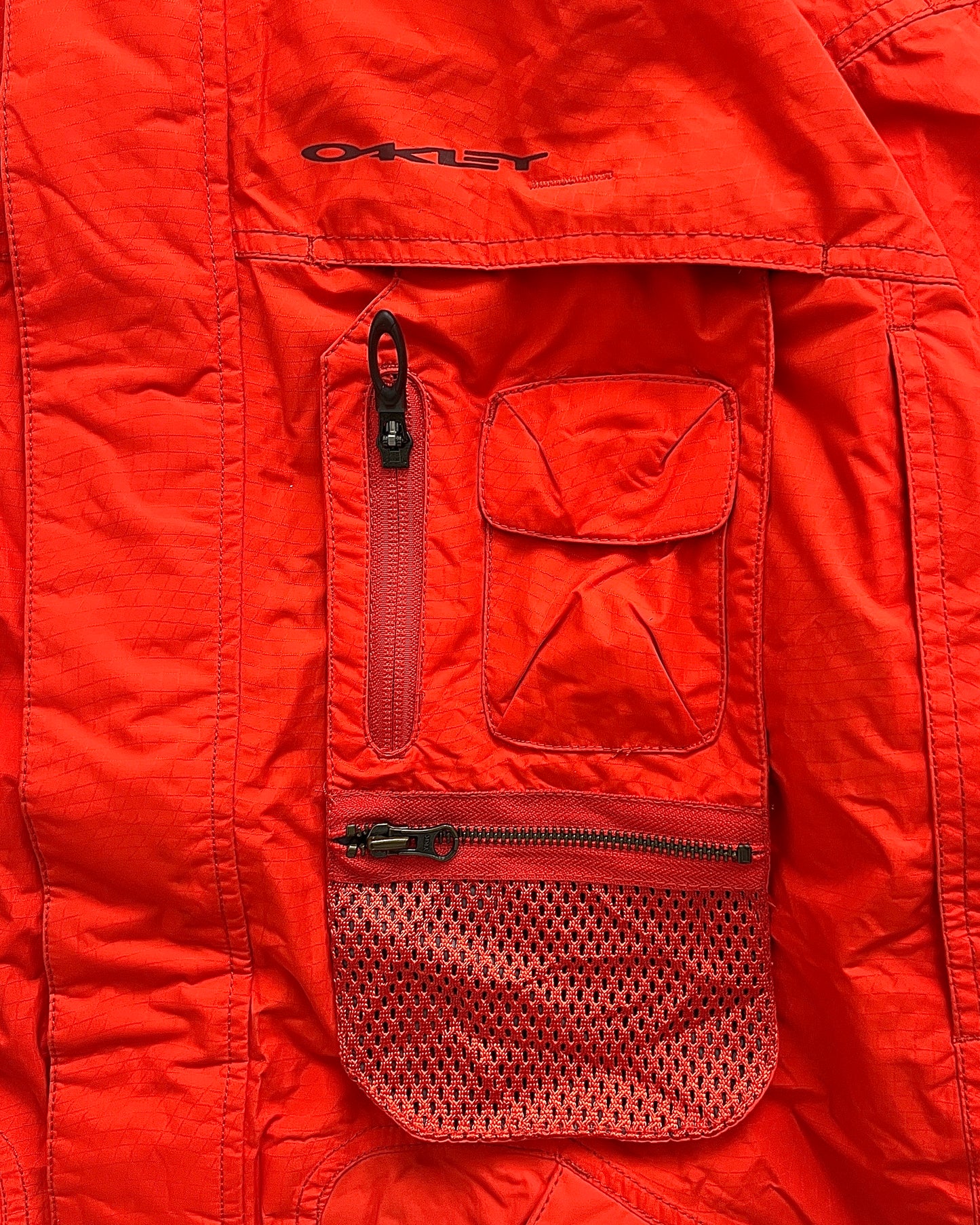 Oakley AW2006 Sample Magnetic Hidden Pocket Tech Waterproof Jacket - Size L