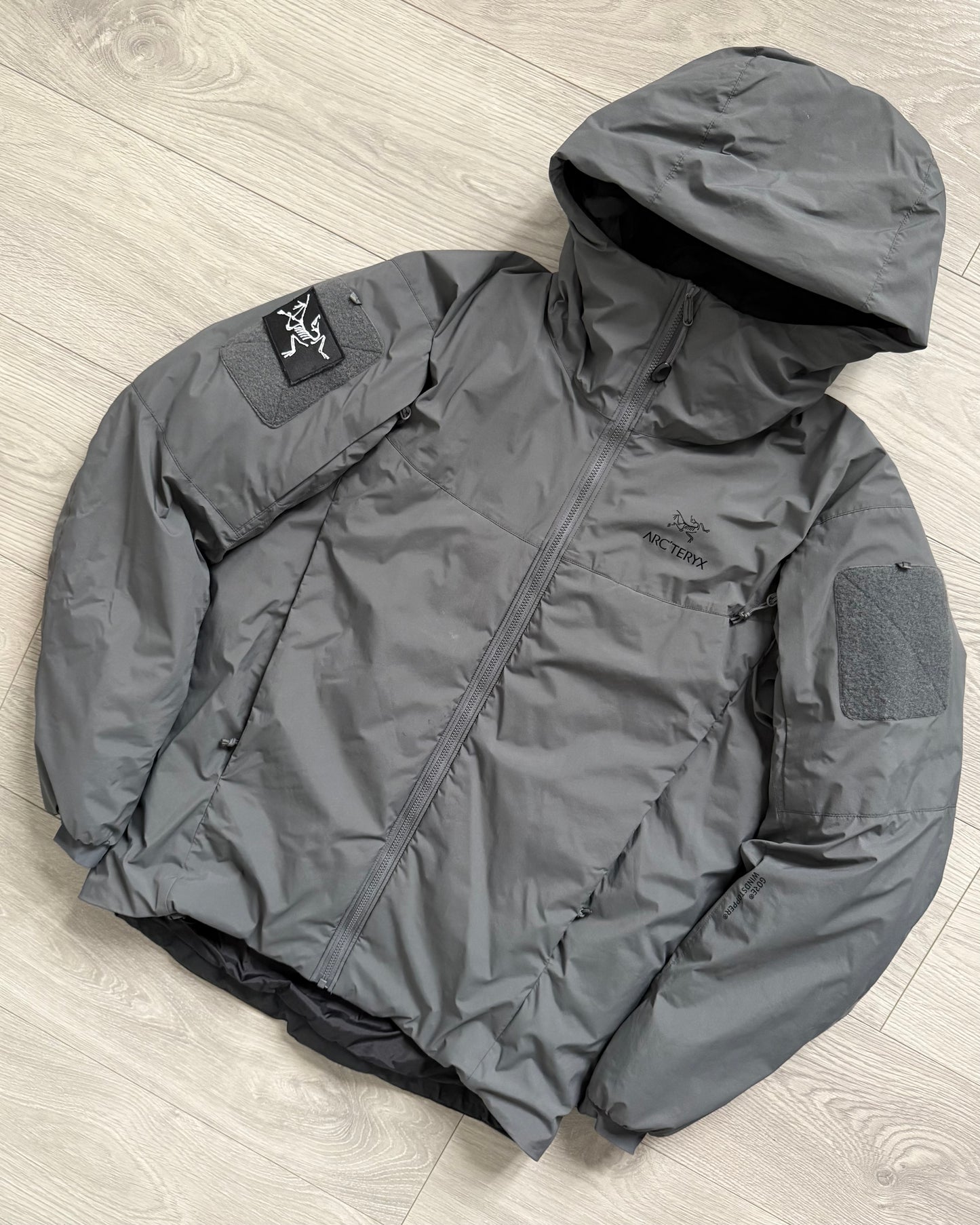 Arcteryx LEAF Cold WX LT Hooded Jacket Gen 2 Wolf Grey - Size XS
