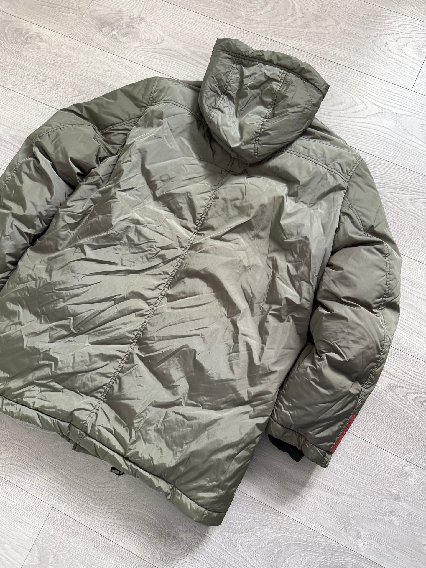 Prada Sport FW1999 Goose Down Technical Puffer Parka - Size L