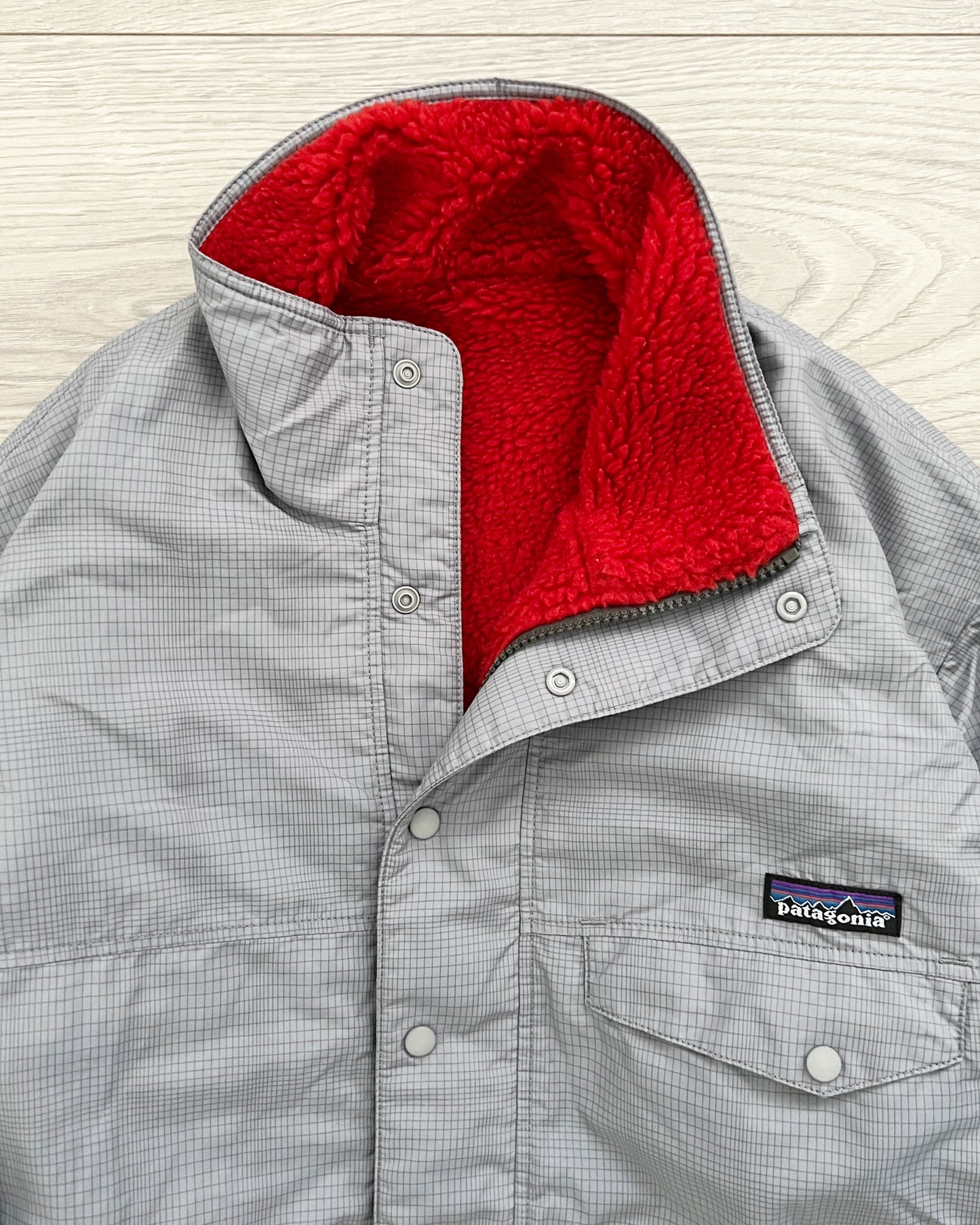 Patagonia 1990s Insulated Reversible Fleece Jacket - Size S
