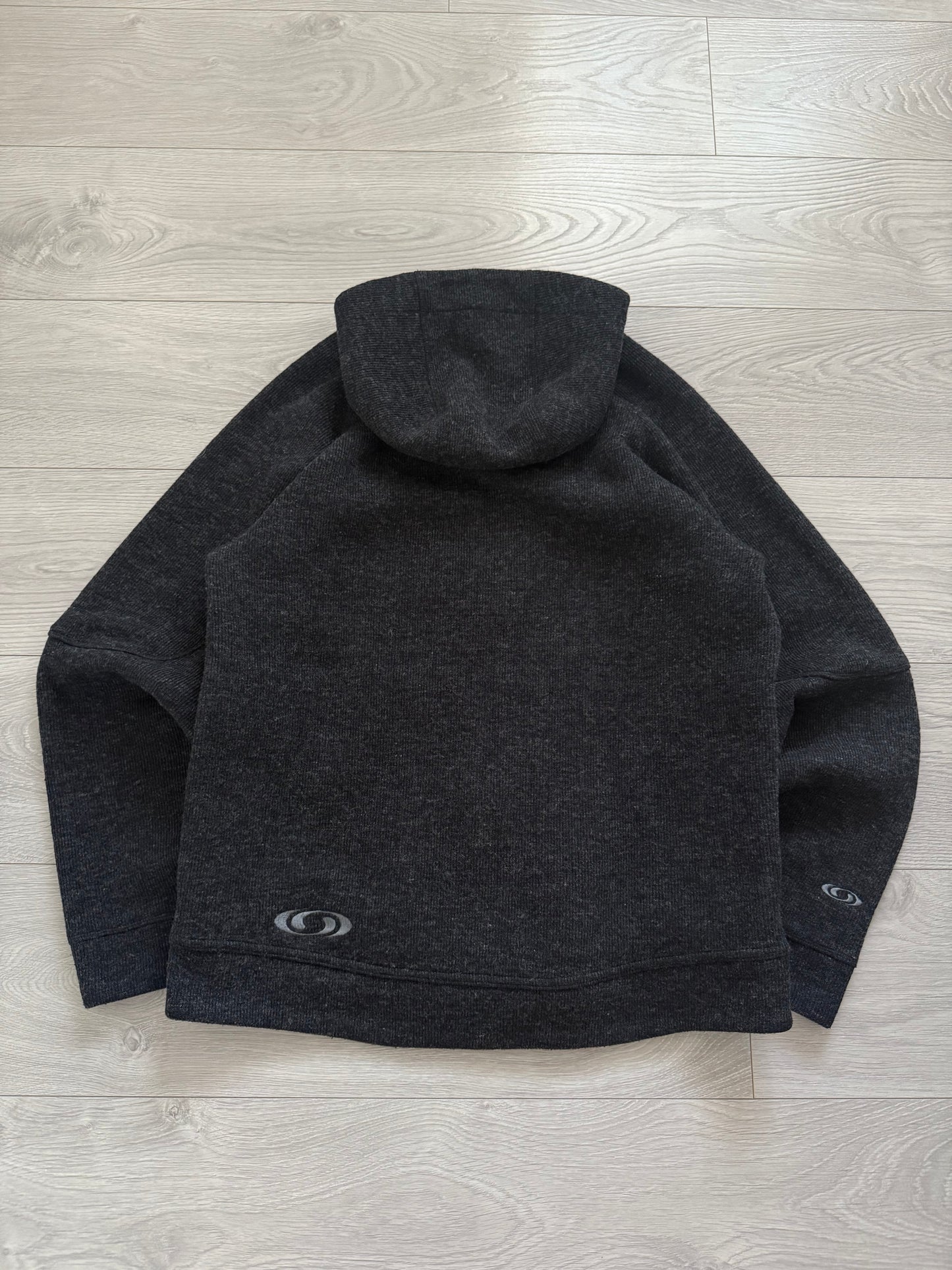 Salomon 2004 Tech Knit Fleece Lined Hooded Jacket - Size L