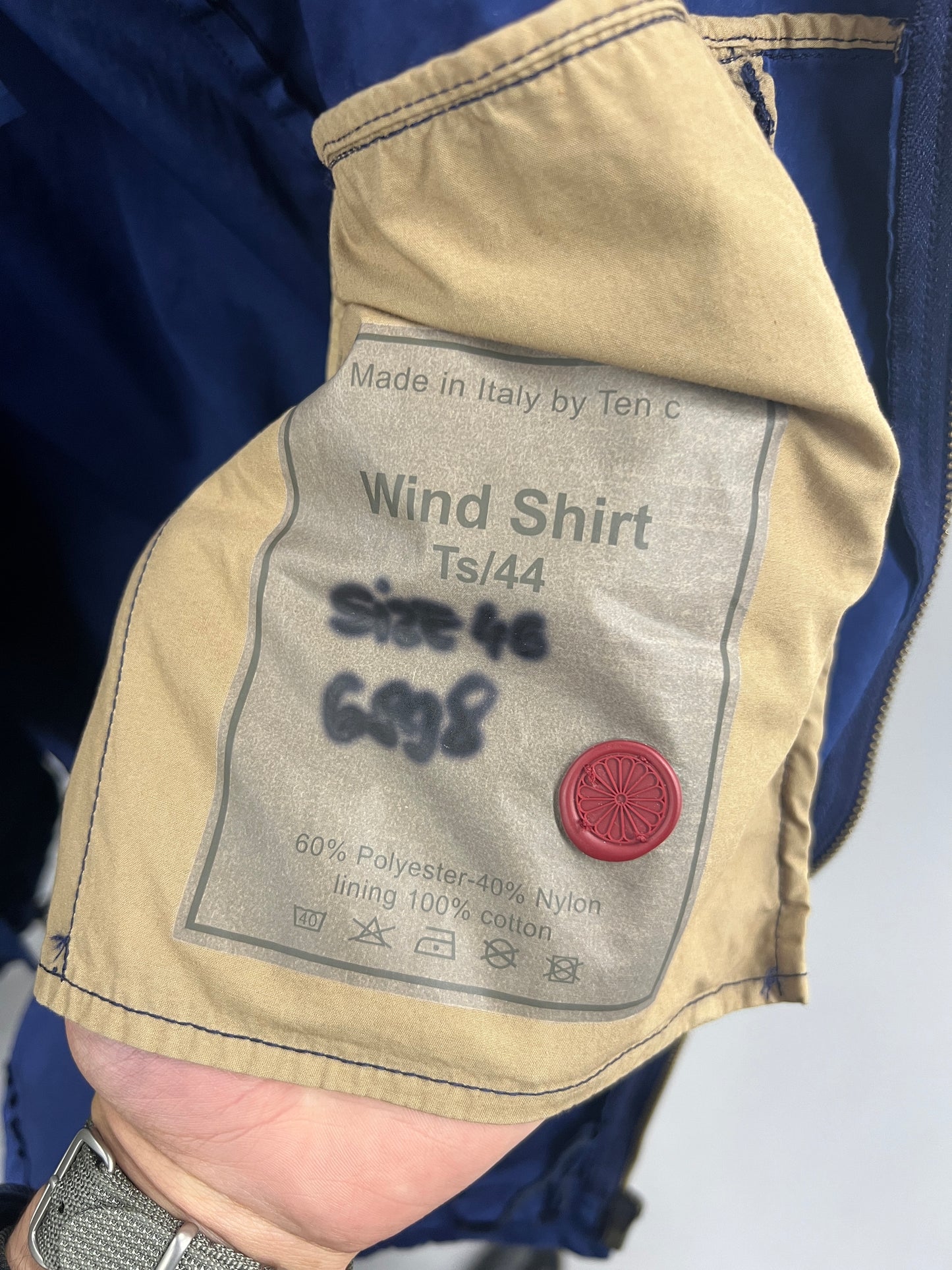 Ten C Garment Dyed Bonded Jacket - Size S