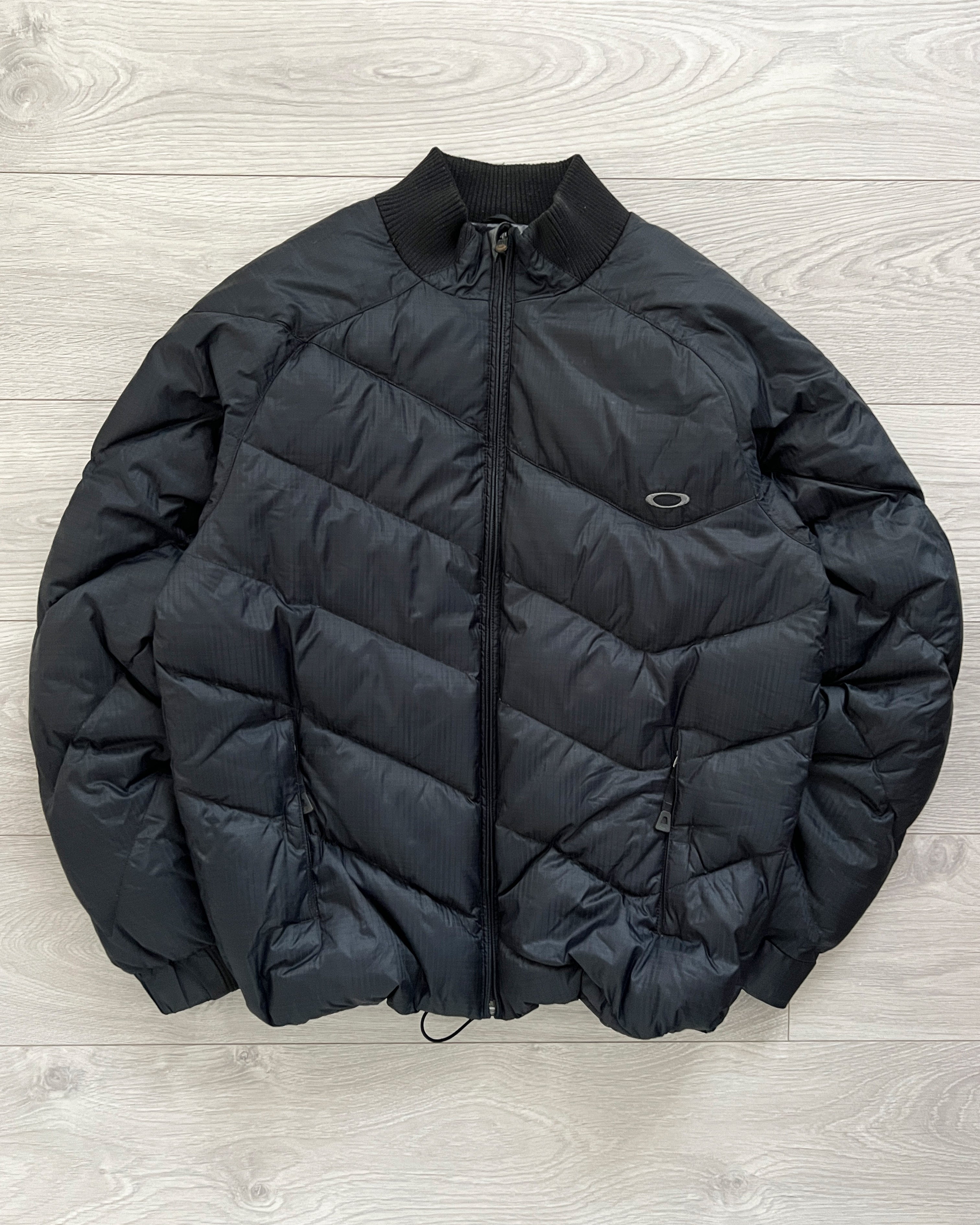 日本公式サイト直販 00s OAKLEY curb stitch padded jacket Y2K