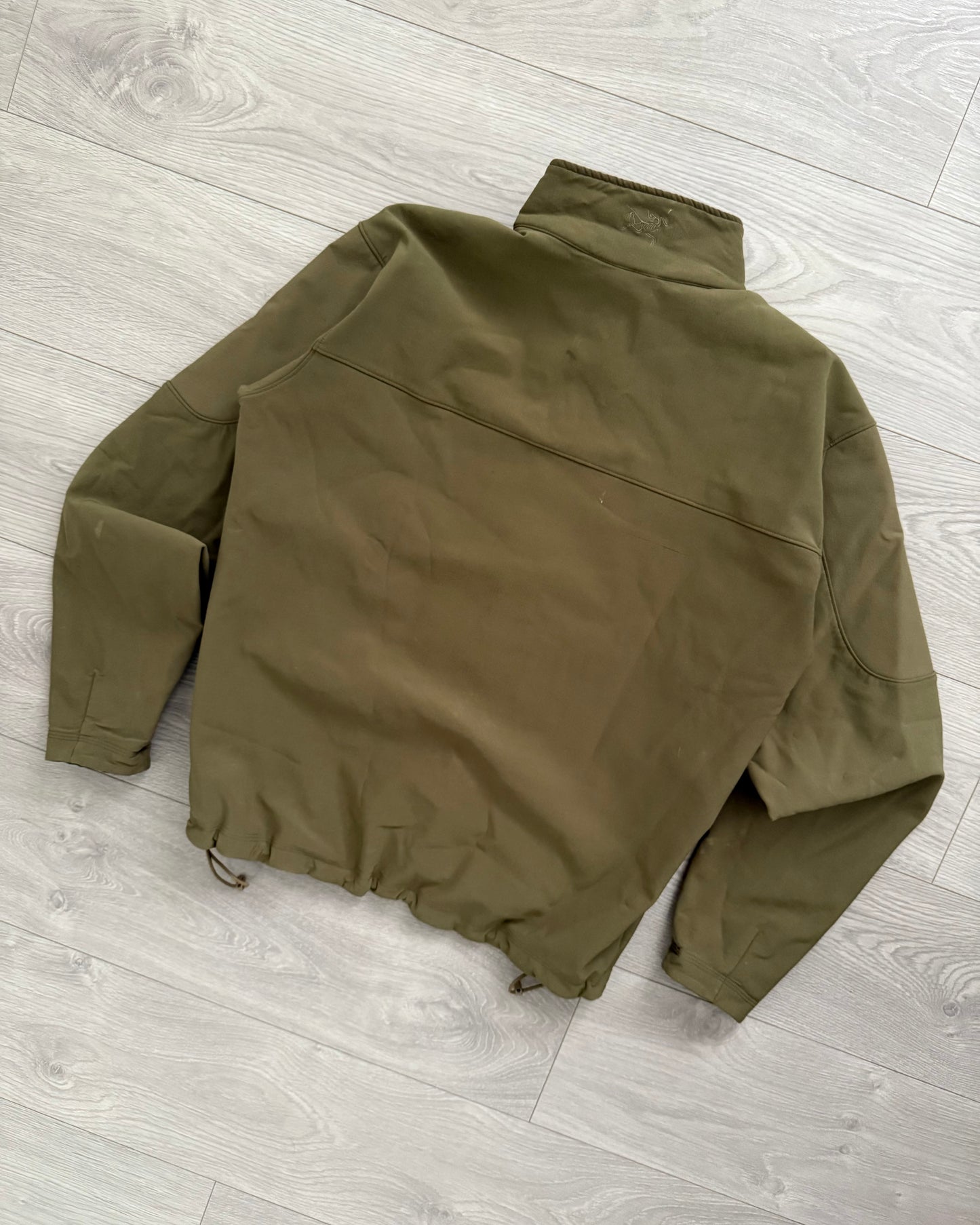Arcteryx LEAF Gen 1 Bravo Softshell Fleece Lined Utility Jacket Crocodile Green - Size L & XL