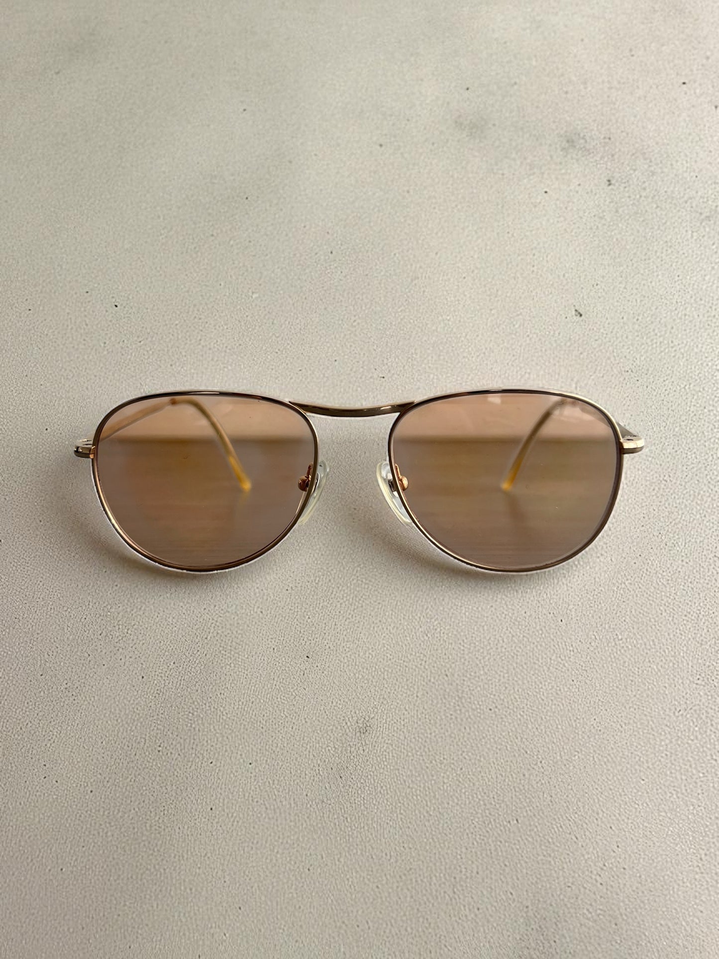 Helmut Lang 1999 Titanium Aviator Sunglasses