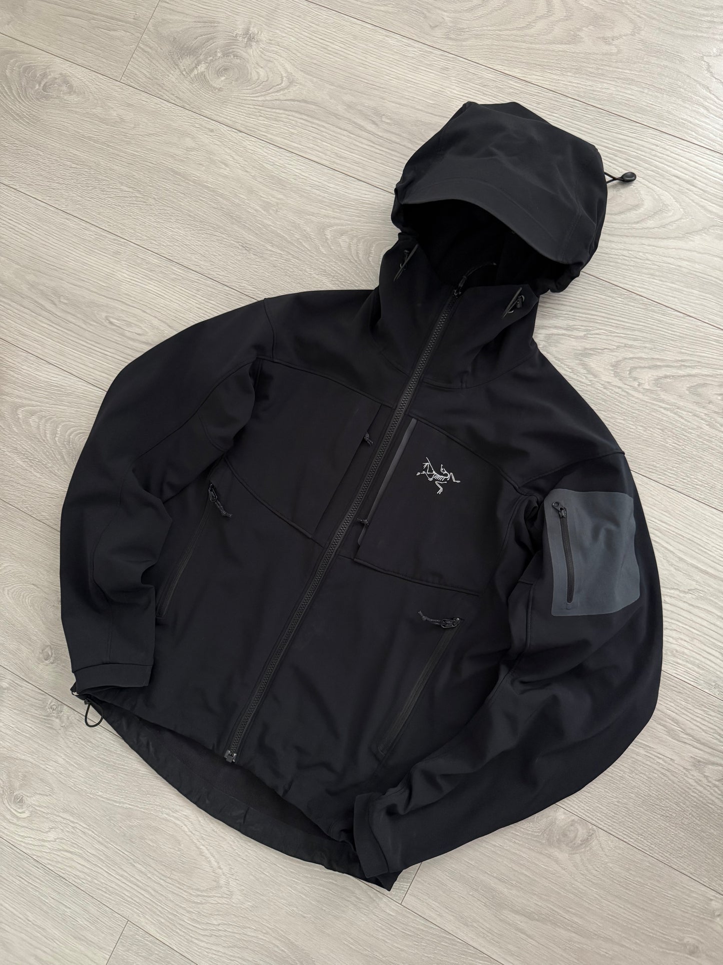 Arc'teryx Gamma MX Softshell Hooded Weatherproof Jacket - Size S