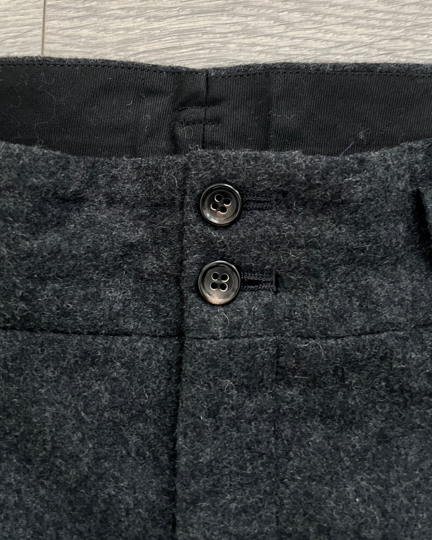Comme Des Garcons Homme 1990s Wool Herringbone Suit - M Jacket / 32" Waist