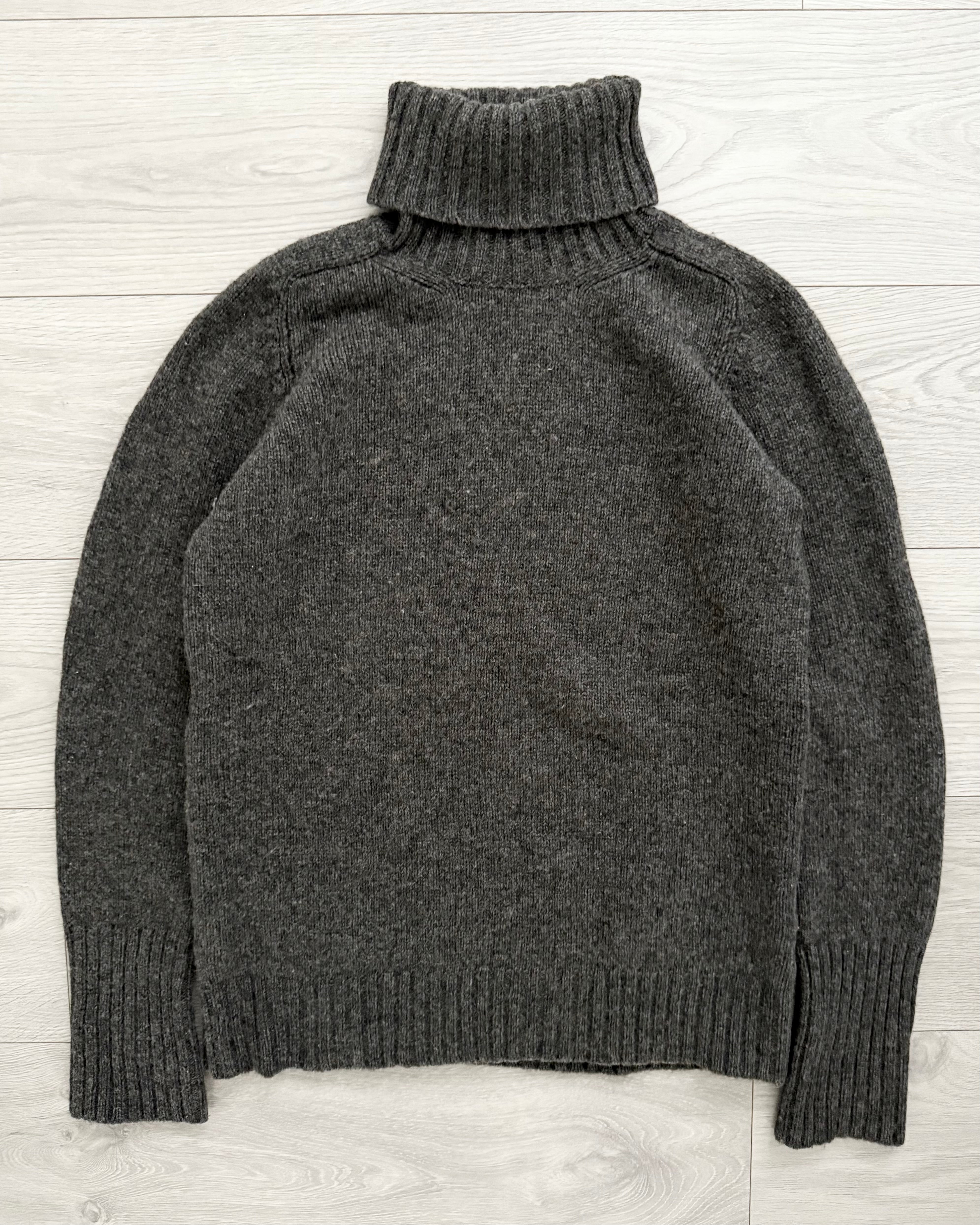 Maison Martin Margiela FW2004 Wool Camel Ribbed Turtleneck Knit