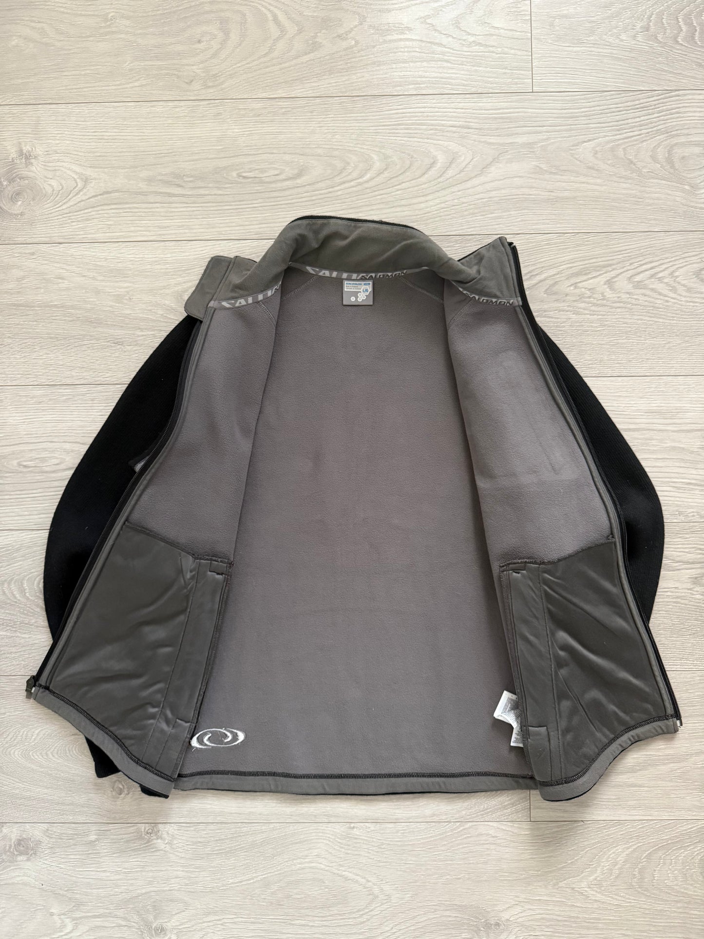 Salomon 2005 Clima Pro Tech Knit Fleece Lined Panelled Jacket - Size L