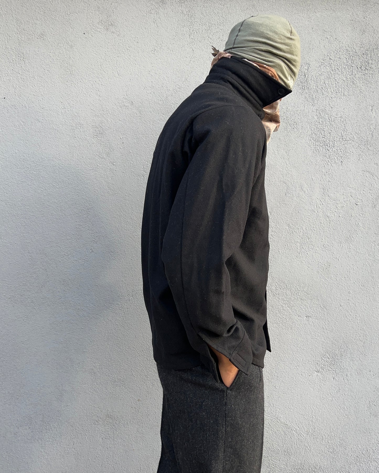 C.P. Company AW1999 Zip-Front Wool Shirt - Size M
