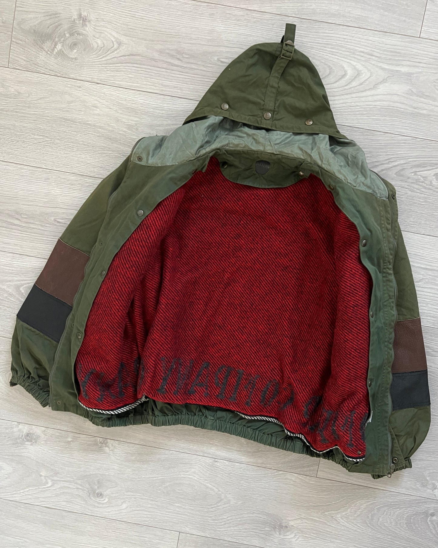 C.P. Company 'Ideas from Massimo Osti' 1980s Rare Sleeve-Zip Military Flight Bomber Jacket - Size S
