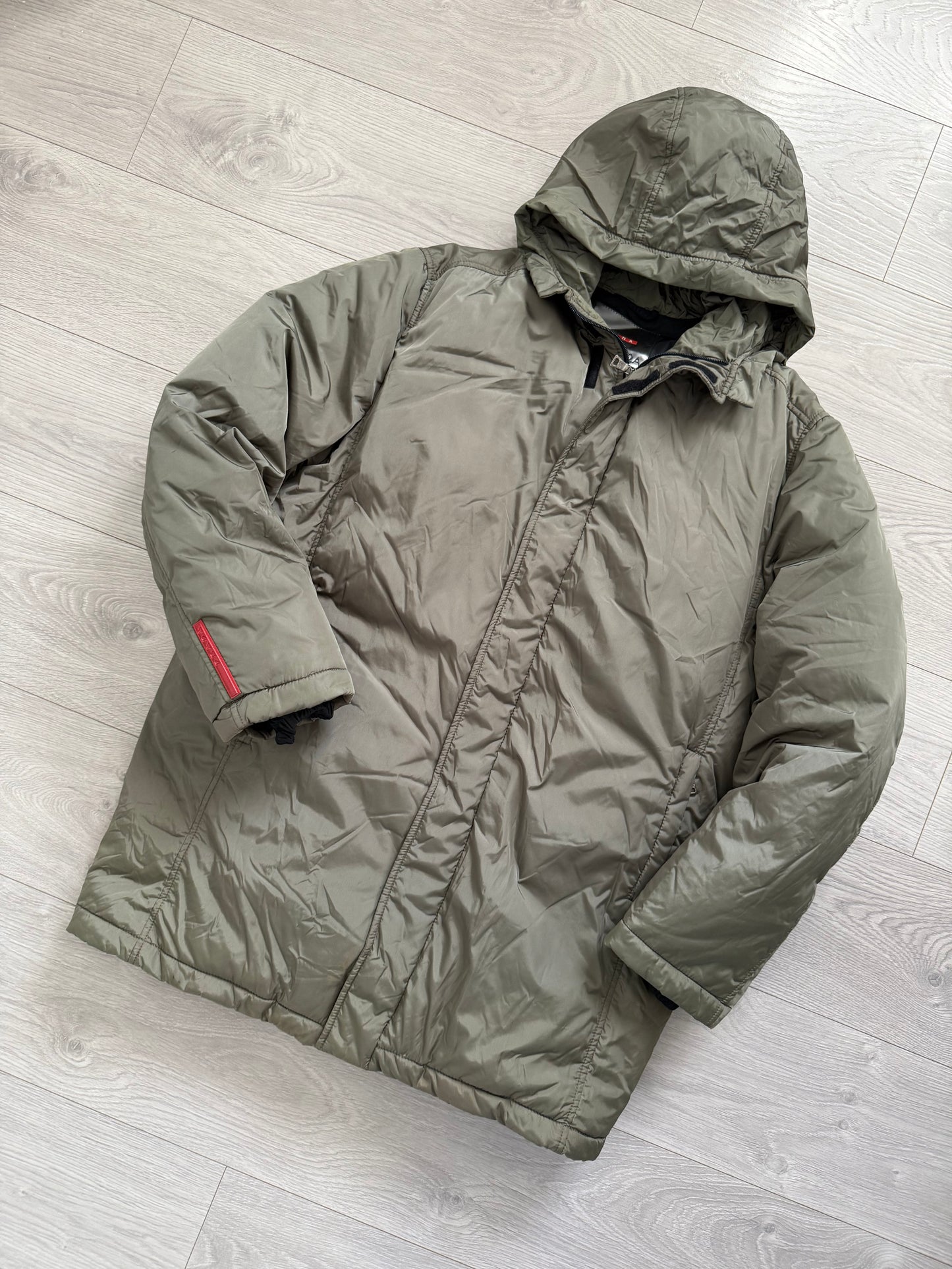 Prada Sport FW1999 Goose Down Technical Puffer Parka - Size L