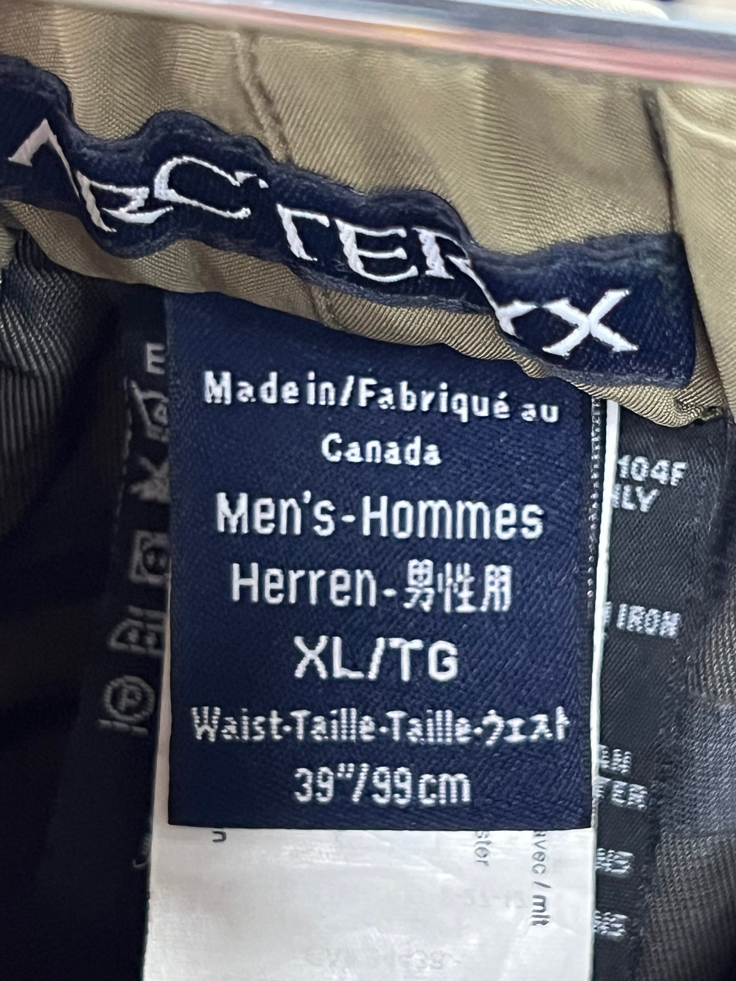 Arc'teryx LEAF Alpha Gen 1 Gore-Tex Pro Pants in Crocodile - Size XL