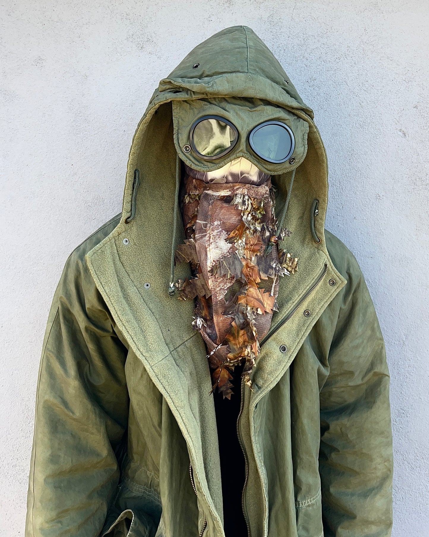 C.P. Company 1980s 'Ideas From Massimo Osti' Military Goggle Parka - Size M