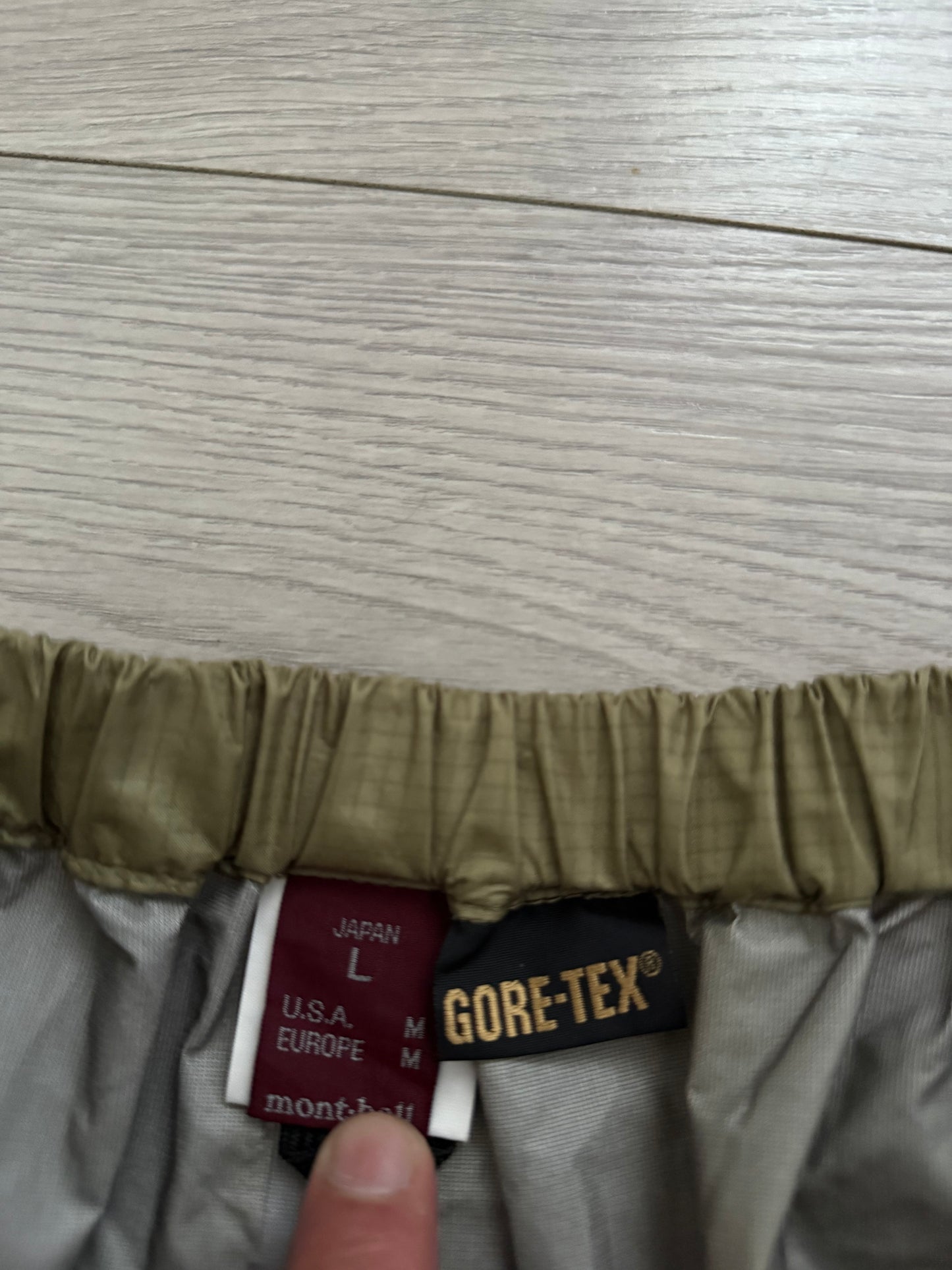 Montbell 00s Waterproof Rain Jacket & Trouser Set - Size M