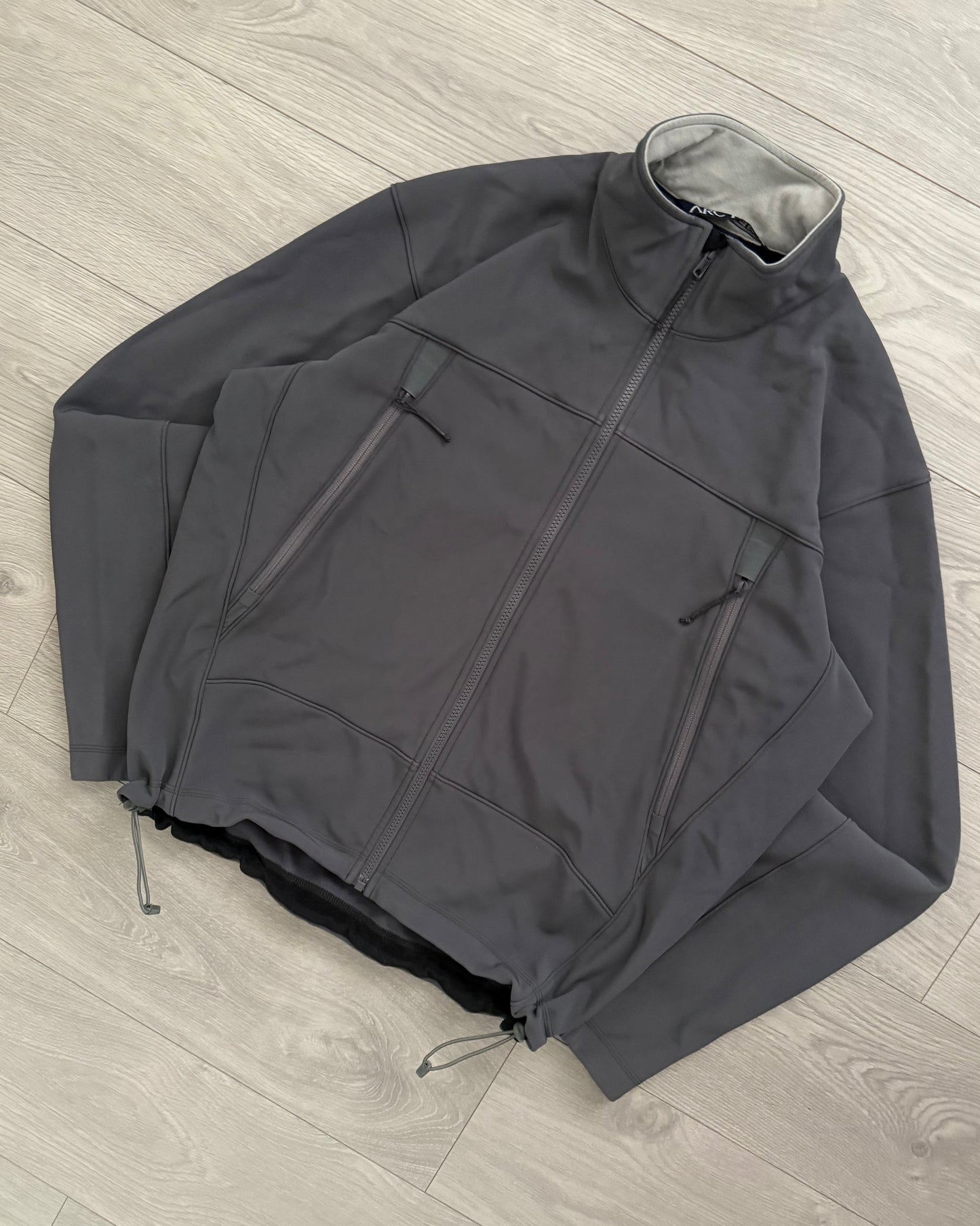 Arcteryx LEAF Bravo Softshell Fleece Lined Utility Jacket Wolf Grey - Size L