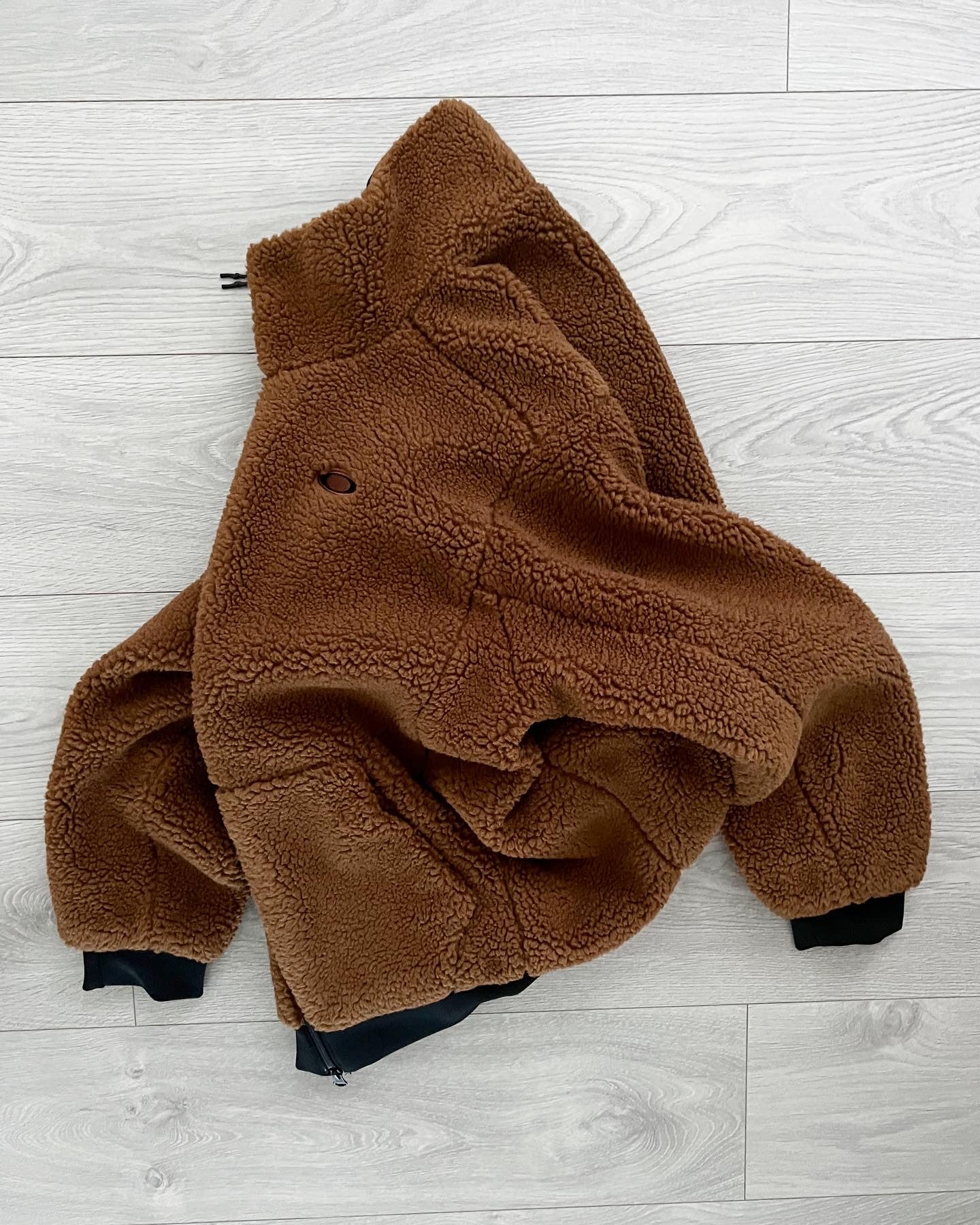 Oakley Boa Brown Fleece Jacket - Size L