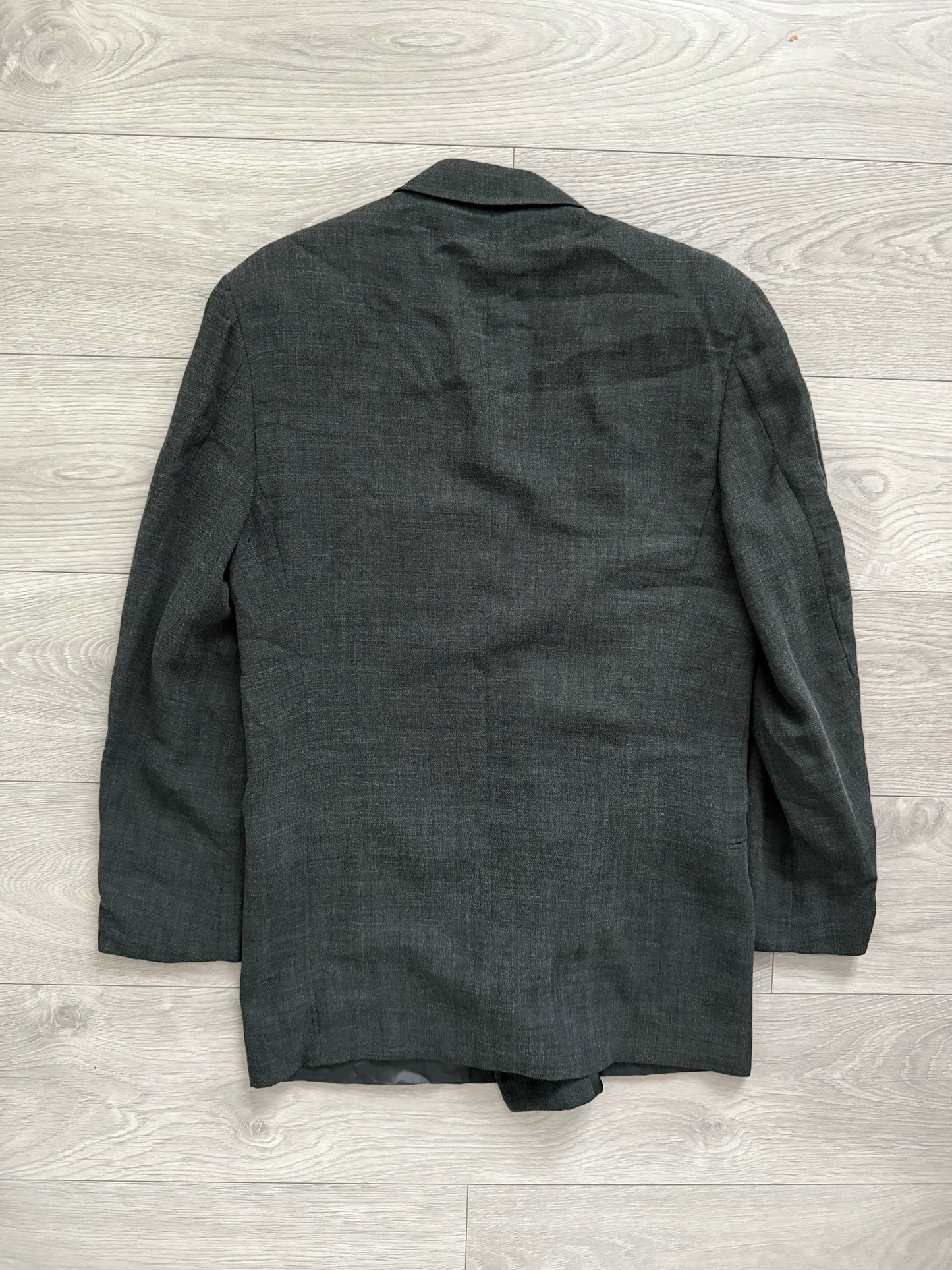 Emporio Armani 1990s Double-Breasted Wool Suit - Size S Jacket / 30" Waist