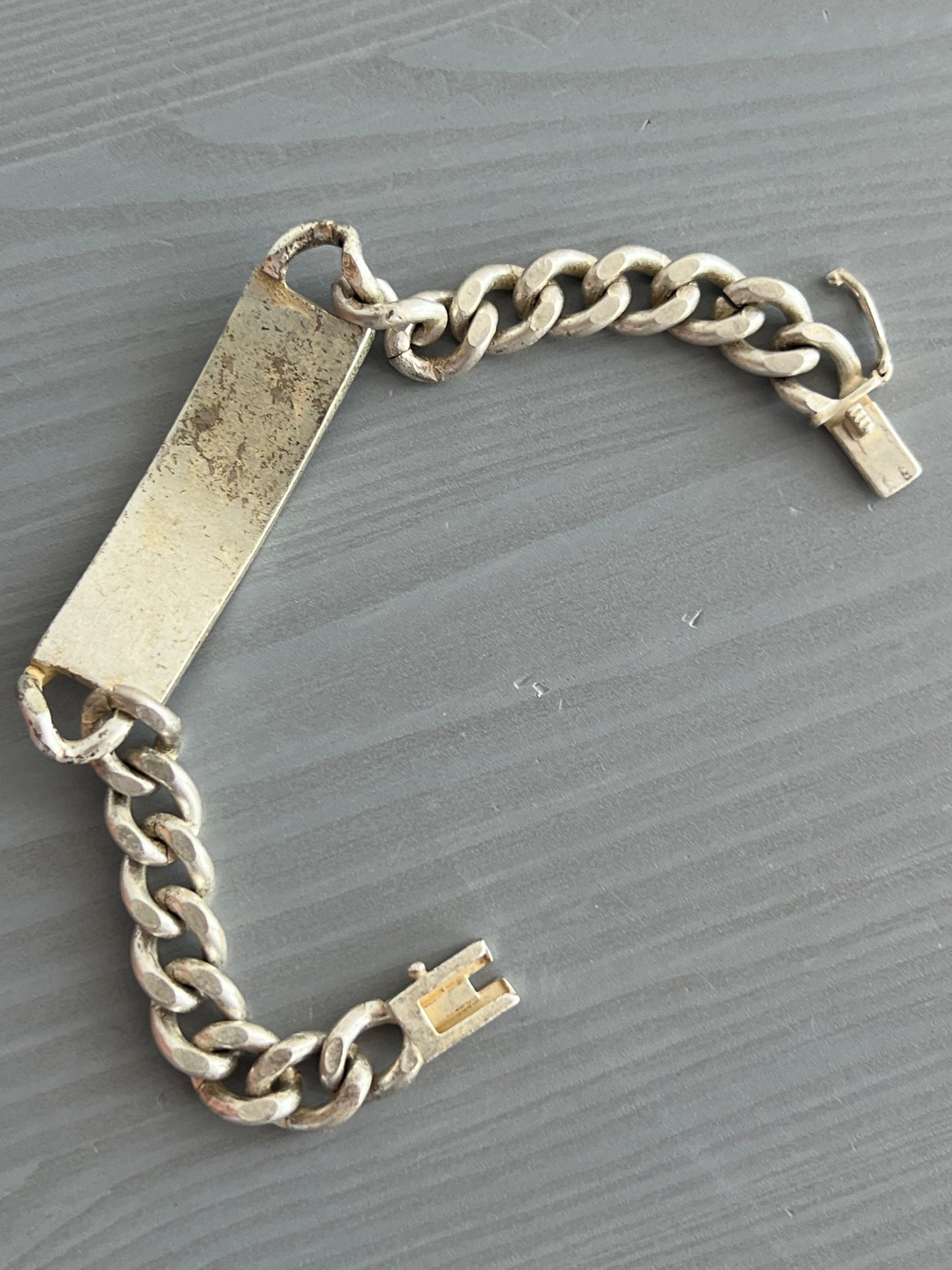 Jean Paul Gaultier 00s Distressed ID Bracelet