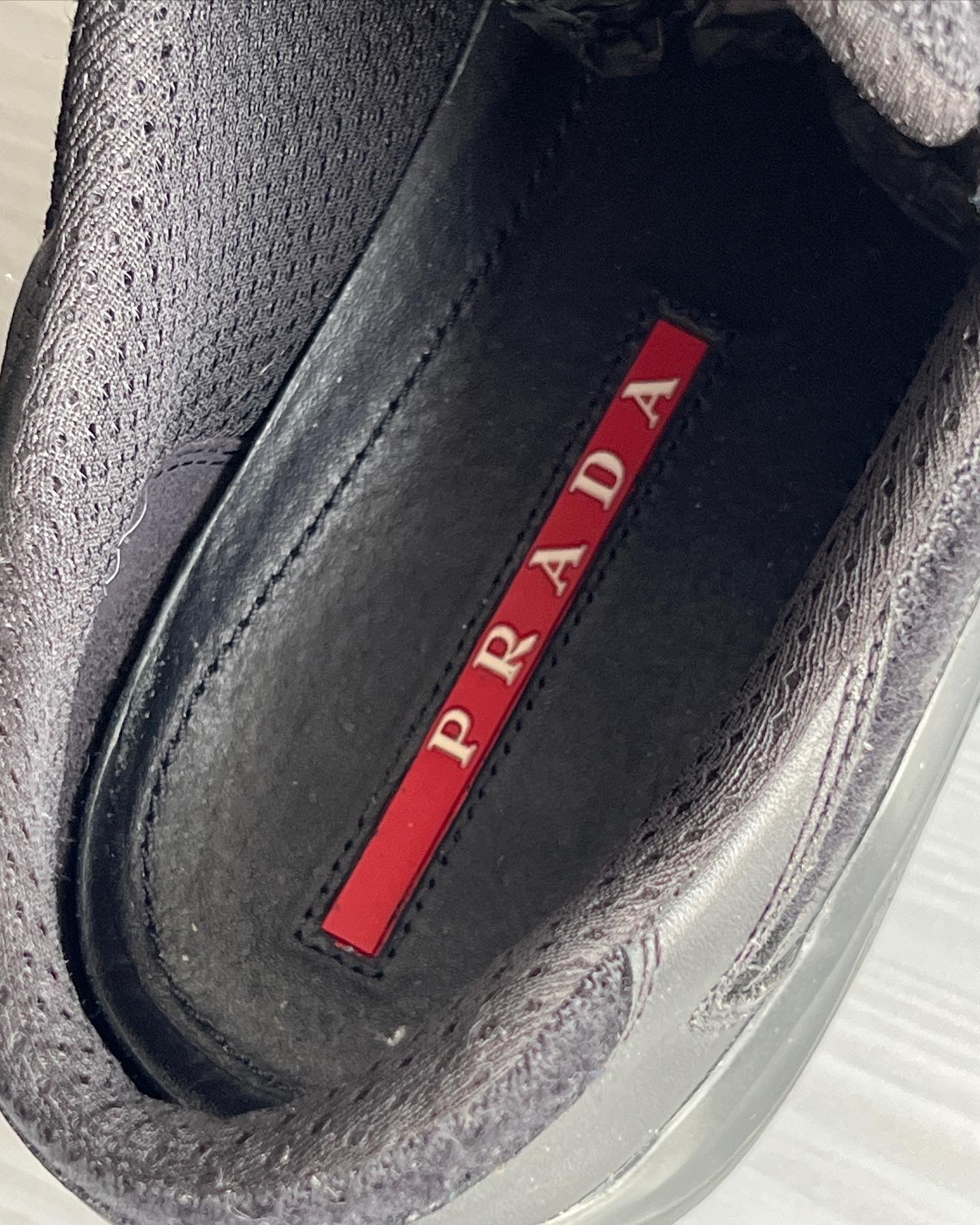 Prada Sport Linea Rossa Americas Cup Sneakers Full Set - Size US11