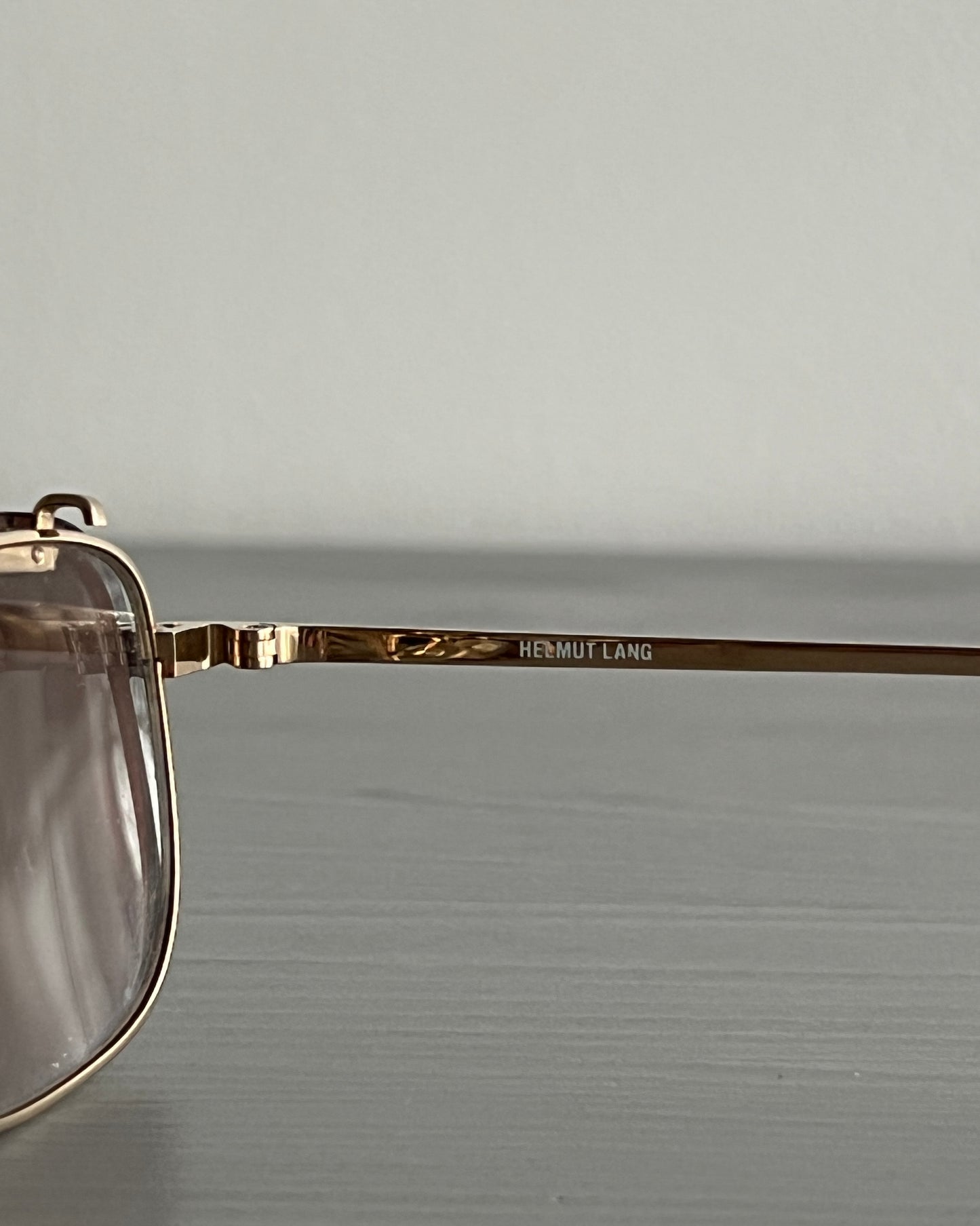 Helmut Lang SS1999 Titanium Double Lens Sunglasses