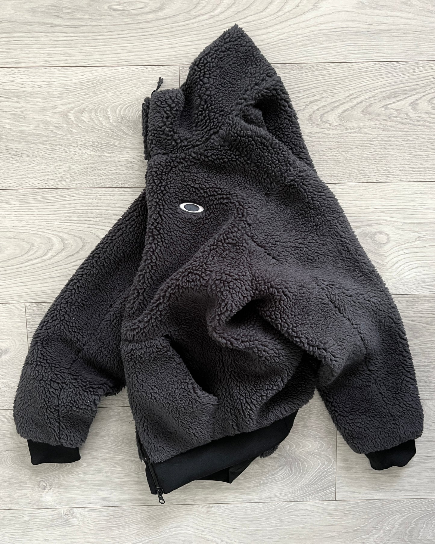 Oakley Boa Grey Fleece Jacket - Size XL
