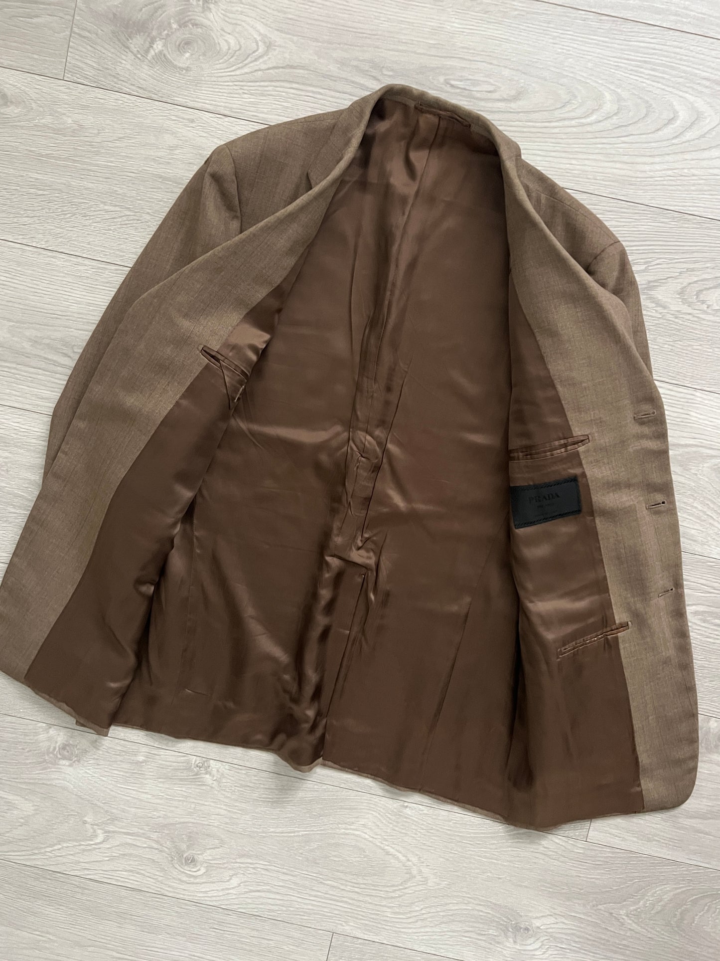 Prada Mainline FW2003 Runway Wool Suit - Size L Jacket / 34" Waist
