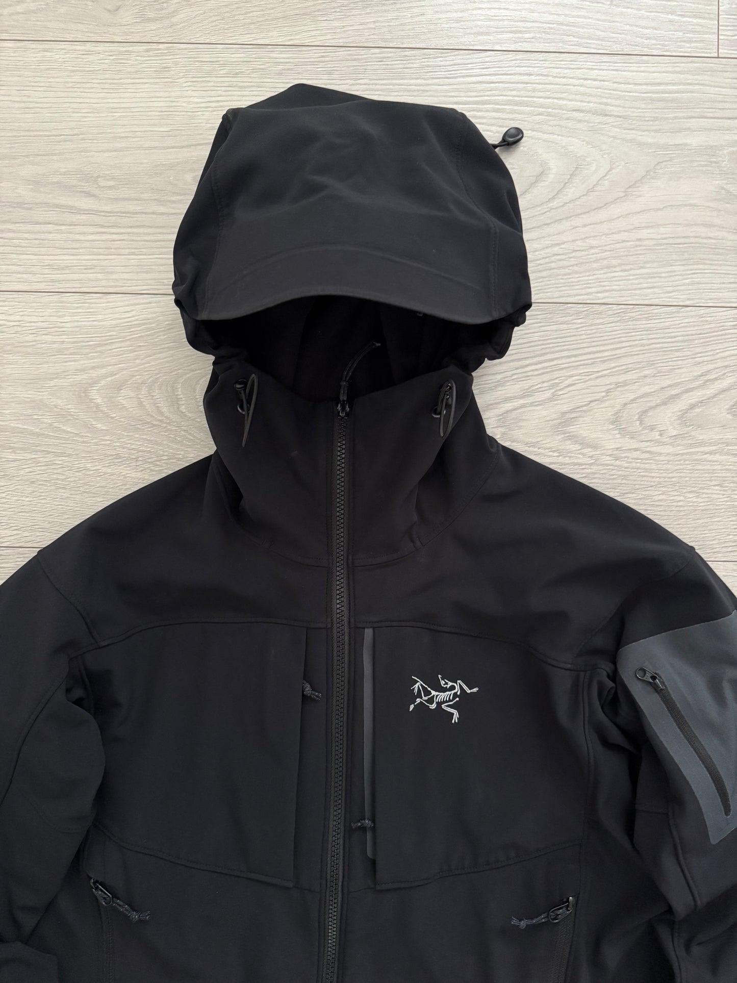 Arc'teryx Gamma MX Softshell Hooded Weatherproof Jacket - Size S