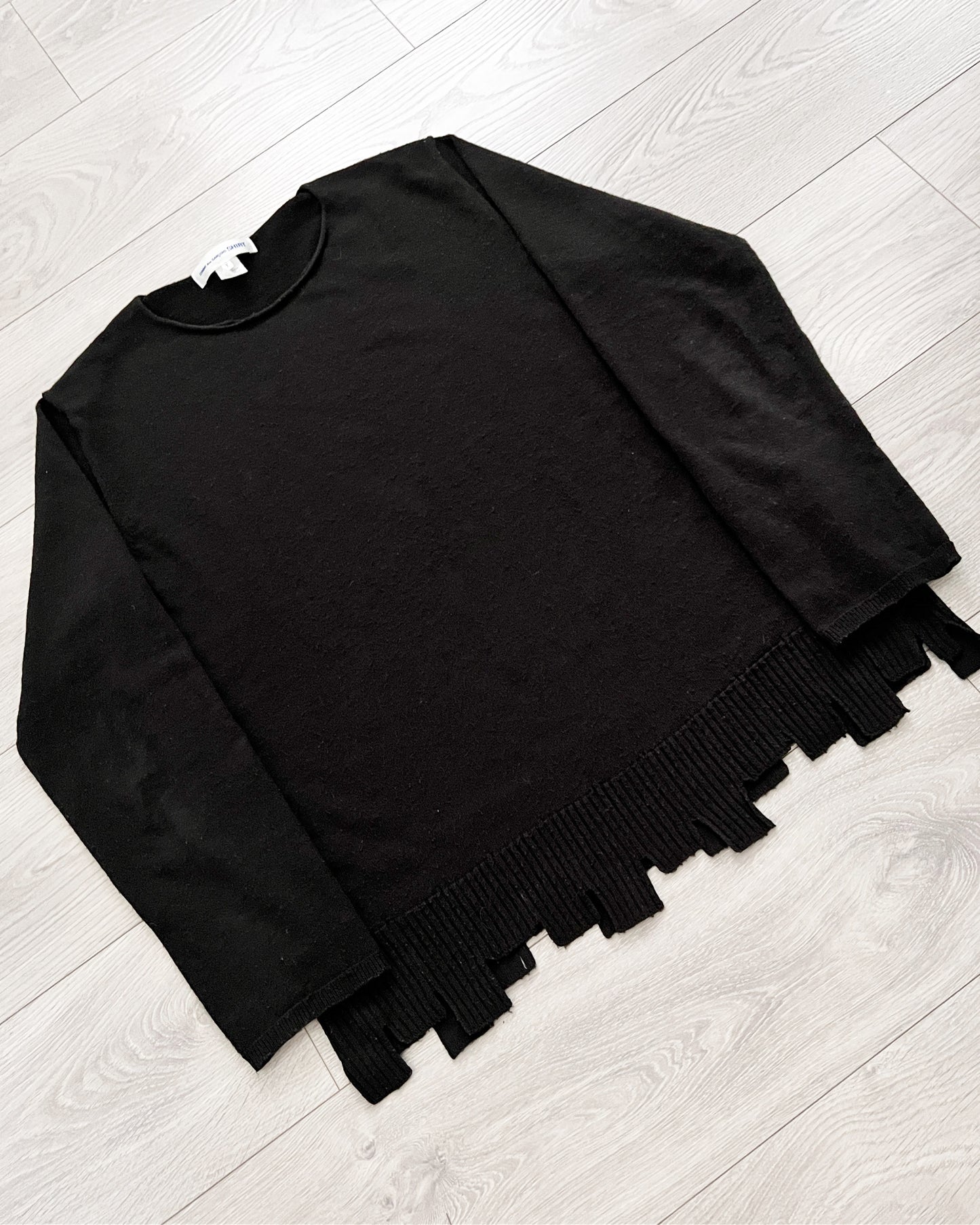Comme Des Garcons SHIRT Uneven Hem Knit - Size L