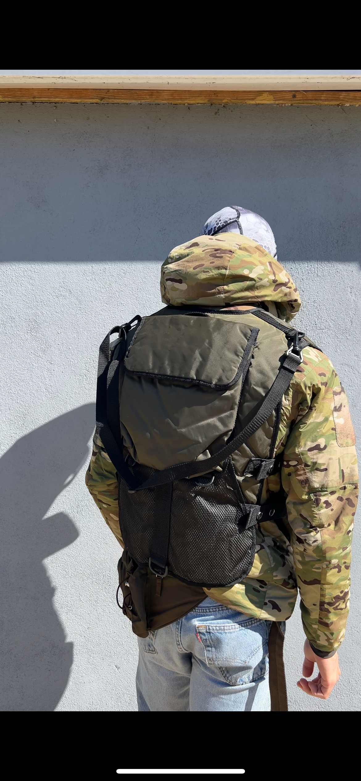 Final Home 1990s Modular Nylon Cargo Vest / Crossbody Bag