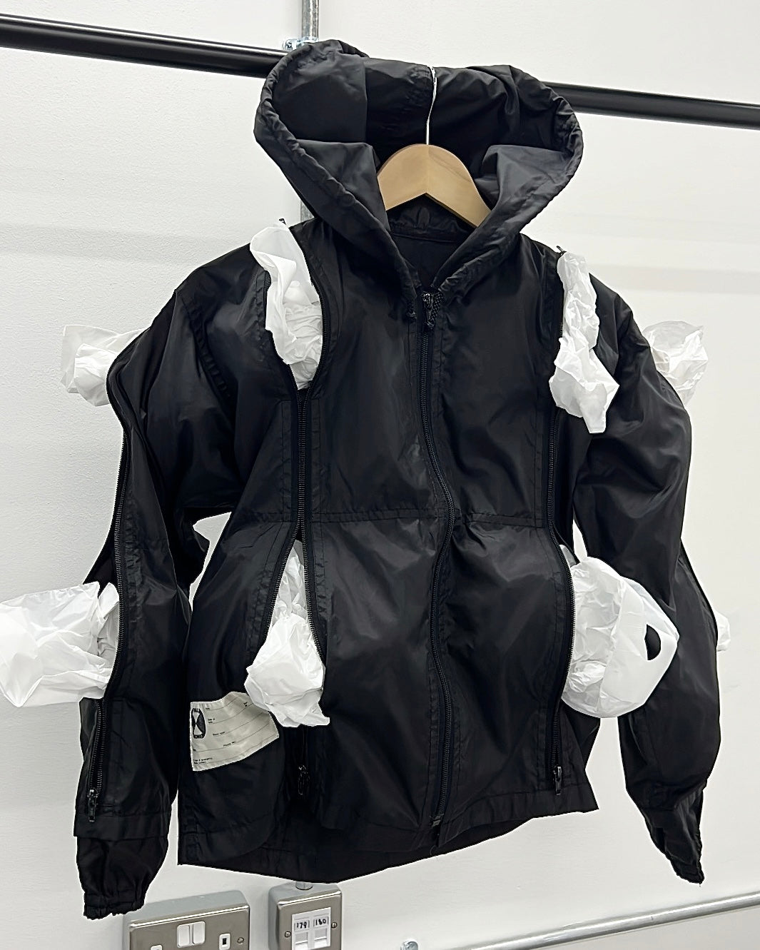 Final Home 1990s Mulit-Pocket Nylon Survival Jacket - Size S