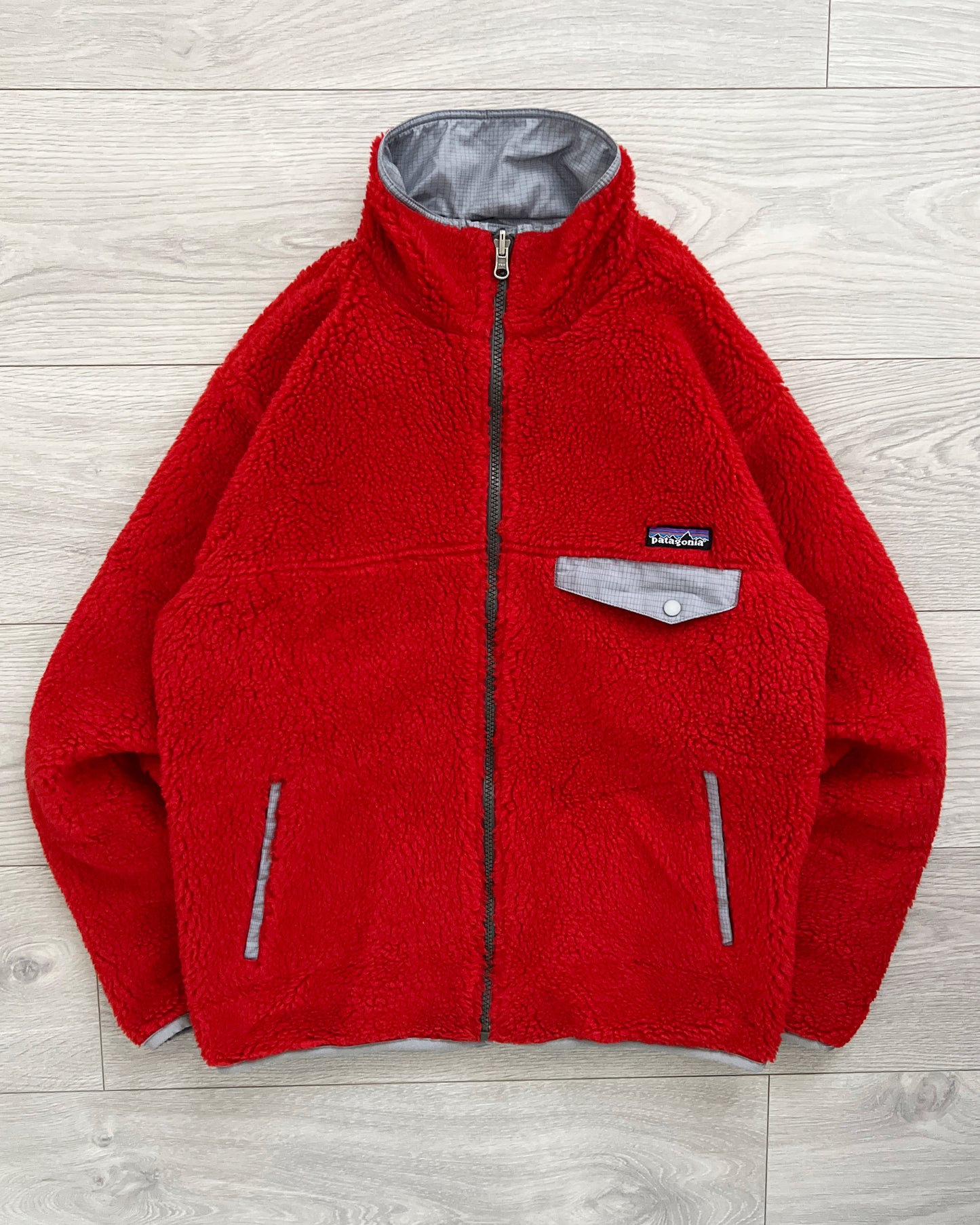 Patagonia 1990s Insulated Reversible Fleece Jacket - Size S