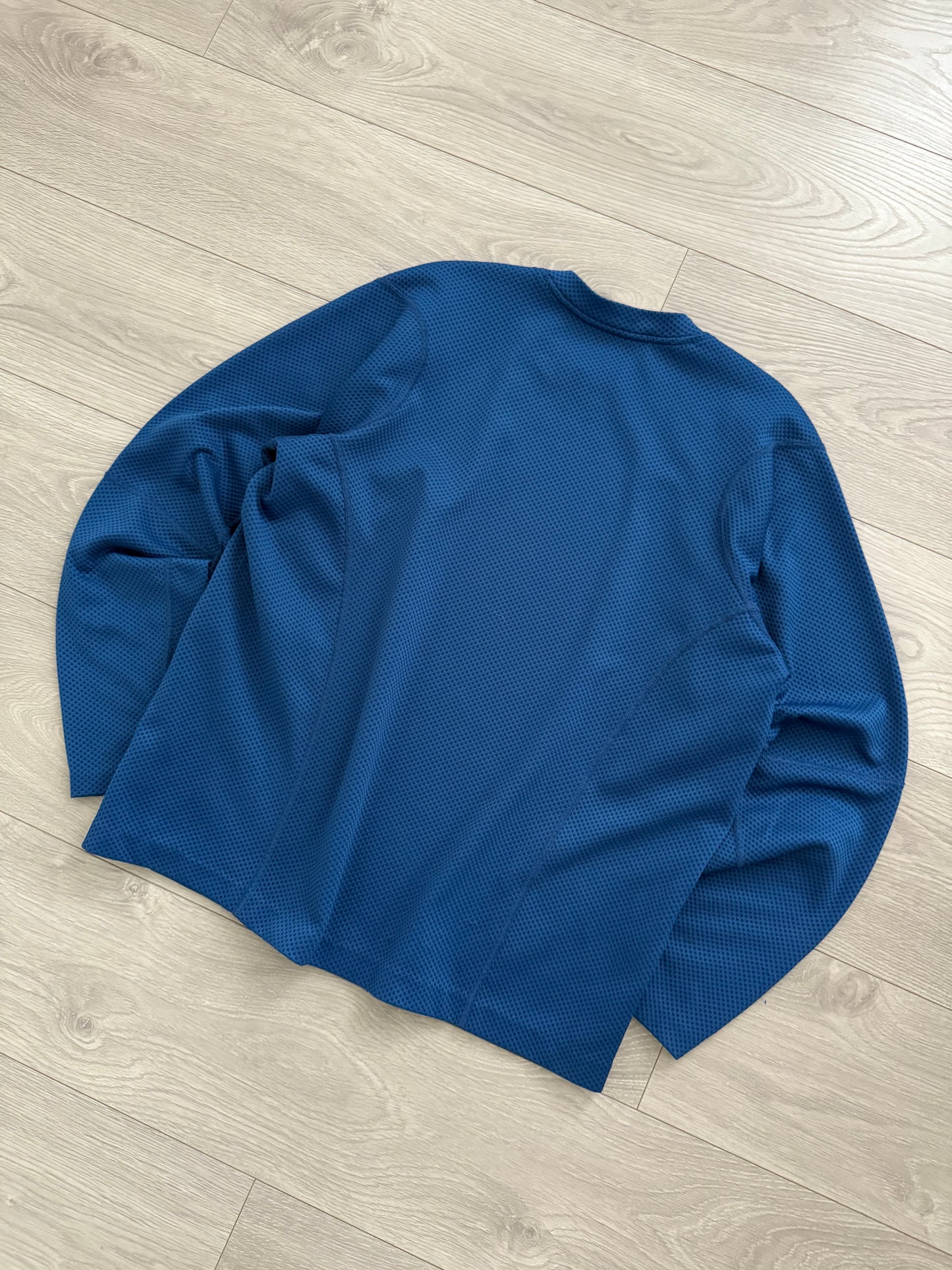 Salomon 00s Moto Mesh Blue Technical Long Sleeve - Size L