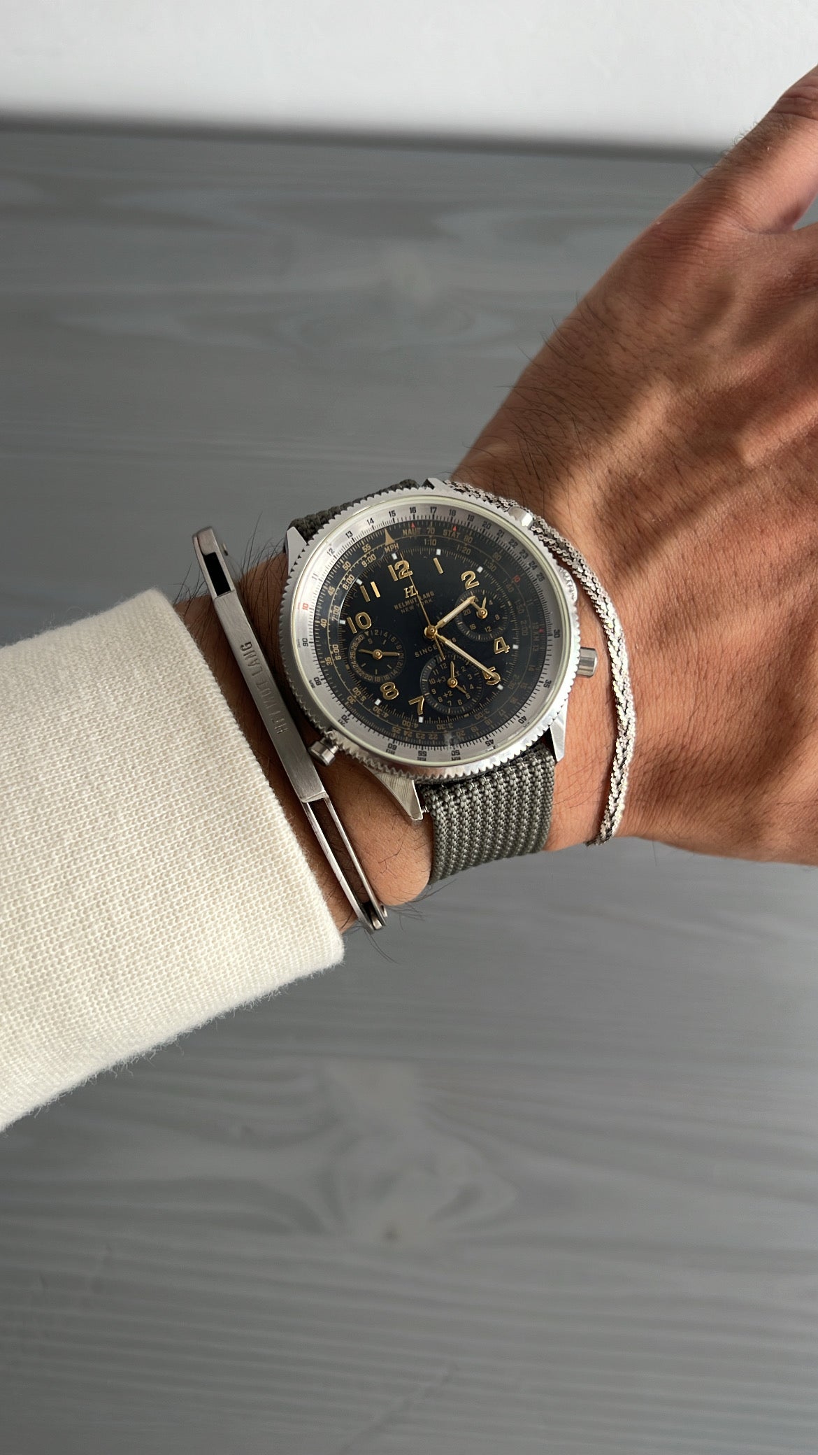 Helmut Lang 2004 Chronograph Watch Vintage