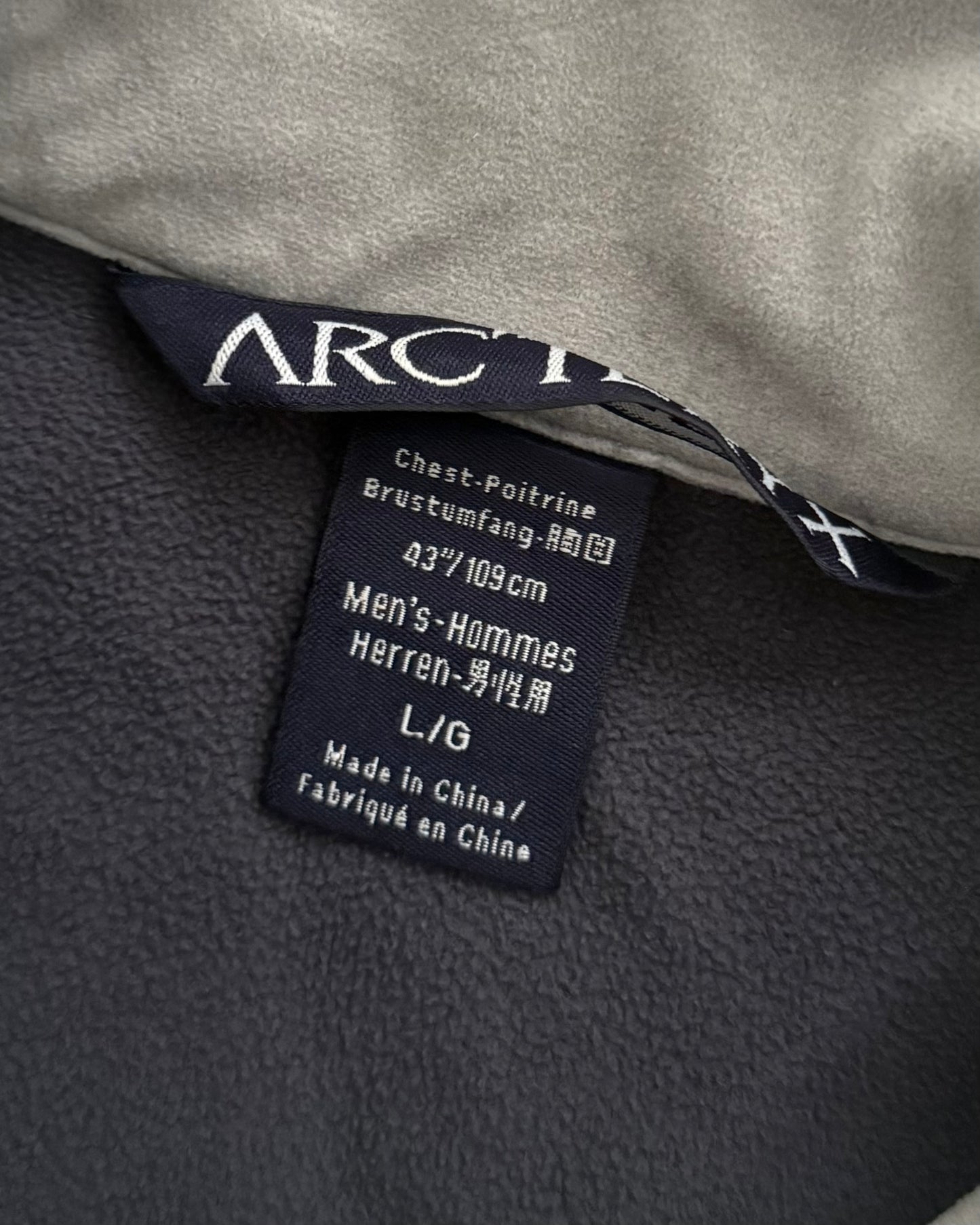Arcteryx LEAF Bravo Softshell Fleece Lined Utility Jacket Wolf Grey - Size L