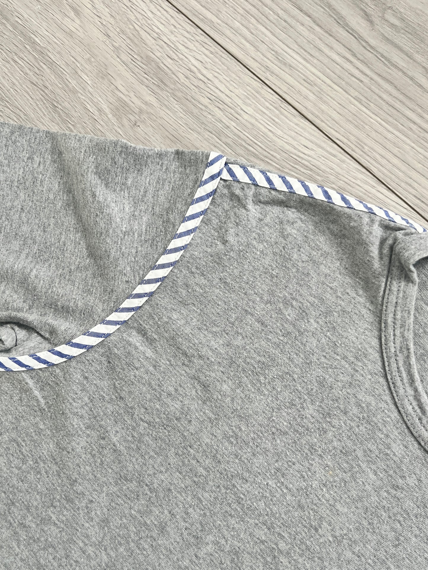 Comme Des Garcons Homme 2008 Striped Trim T-Shirt - Size S