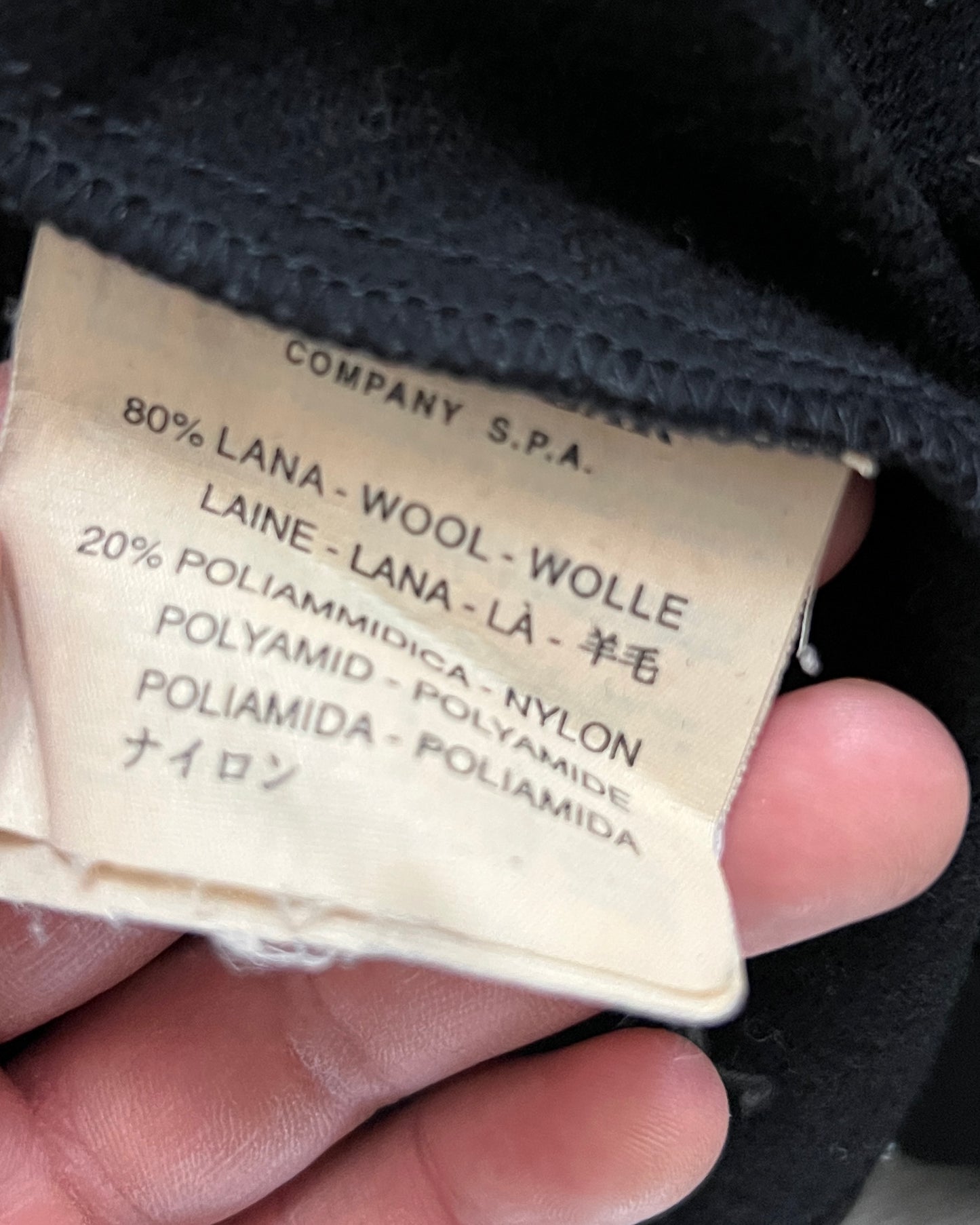 C.P. Company AW1999 Zip-Front Wool Shirt - Size M