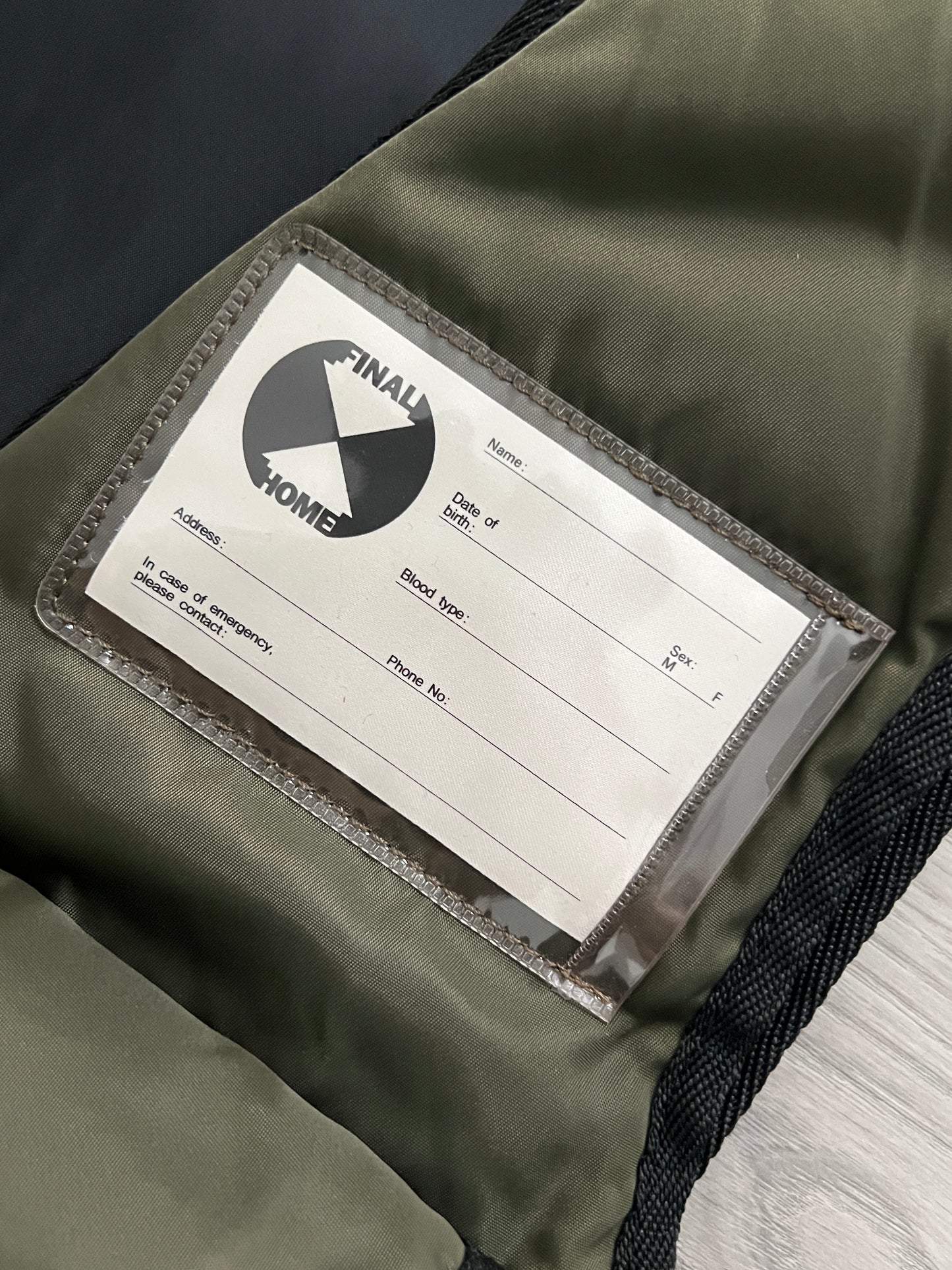 Final Home 1990s Modular Nylon Cargo Vest / Crossbody Bag
