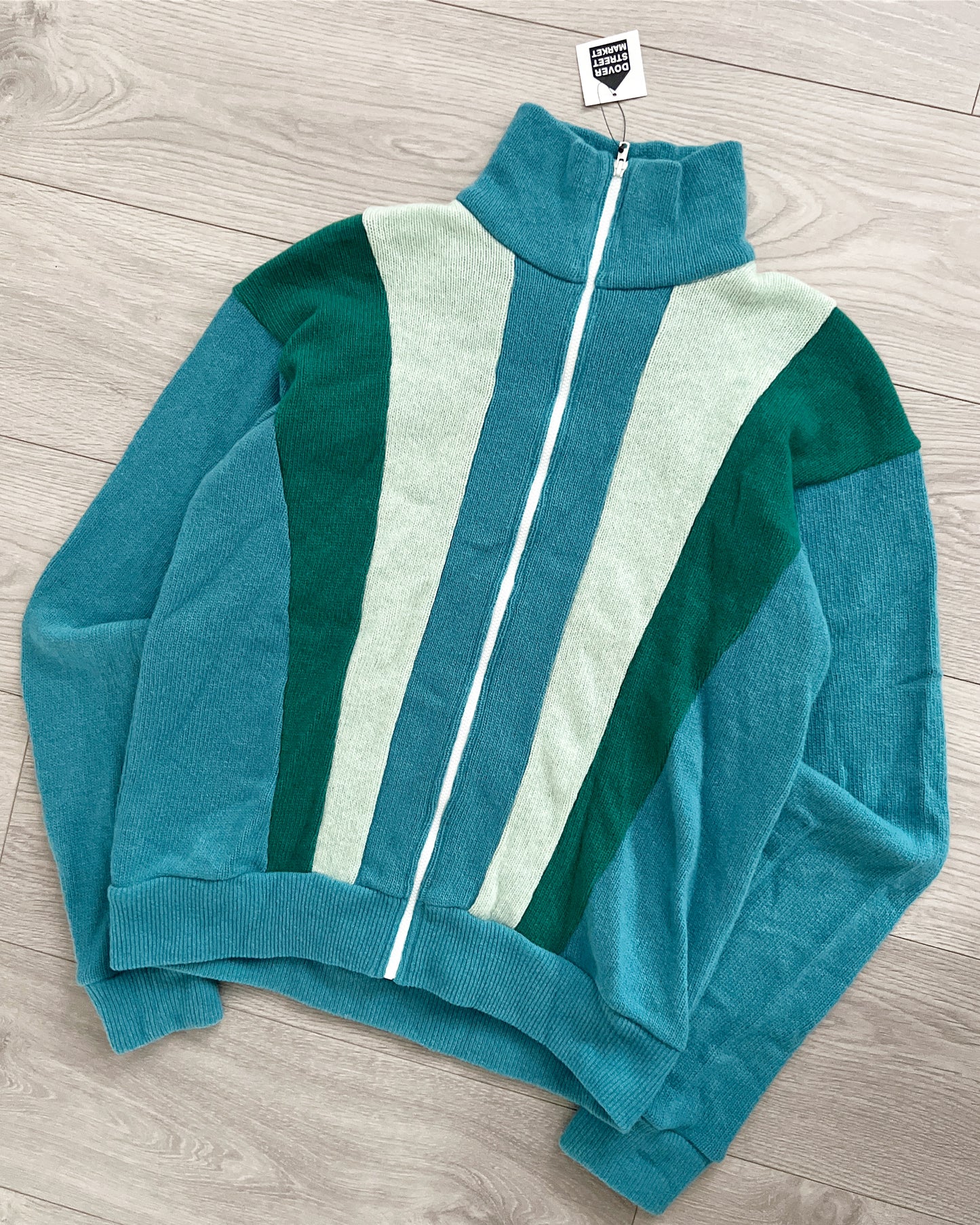 Comme Des Garcons x Dover Street Market Knit Panelled Jacket - Size S