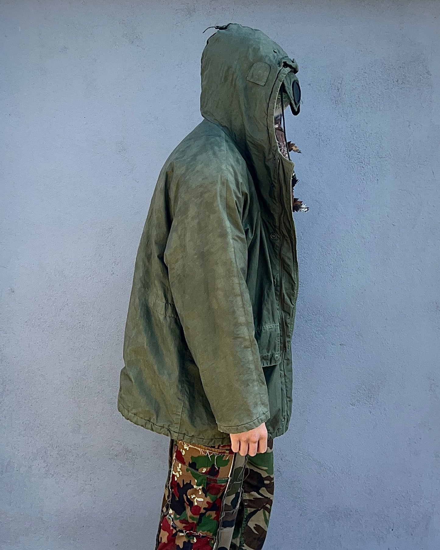 C.P. Company 1980s 'Ideas From Massimo Osti' Military Goggle Parka - Size M