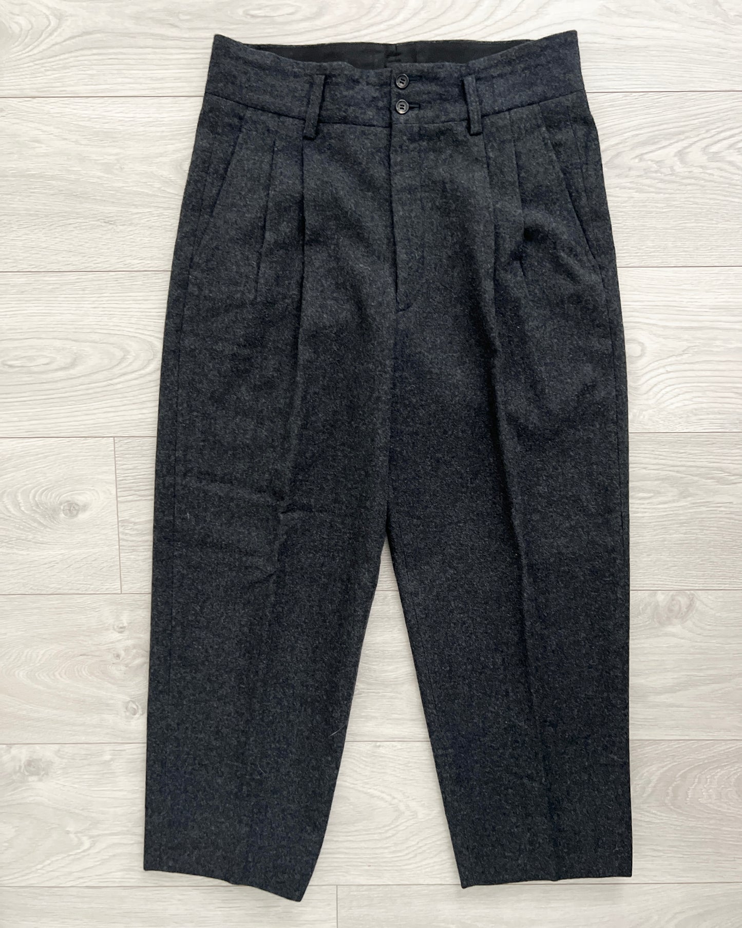 Comme Des Garcons Homme 1990s Wool Herringbone Suit - M Jacket / 32" Waist