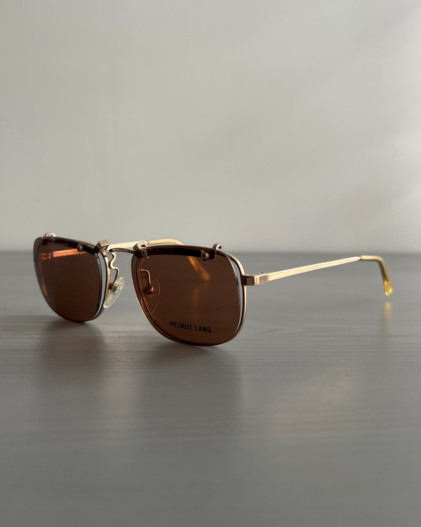 Helmut Lang SS1999 Titanium Double Lens Sunglasses